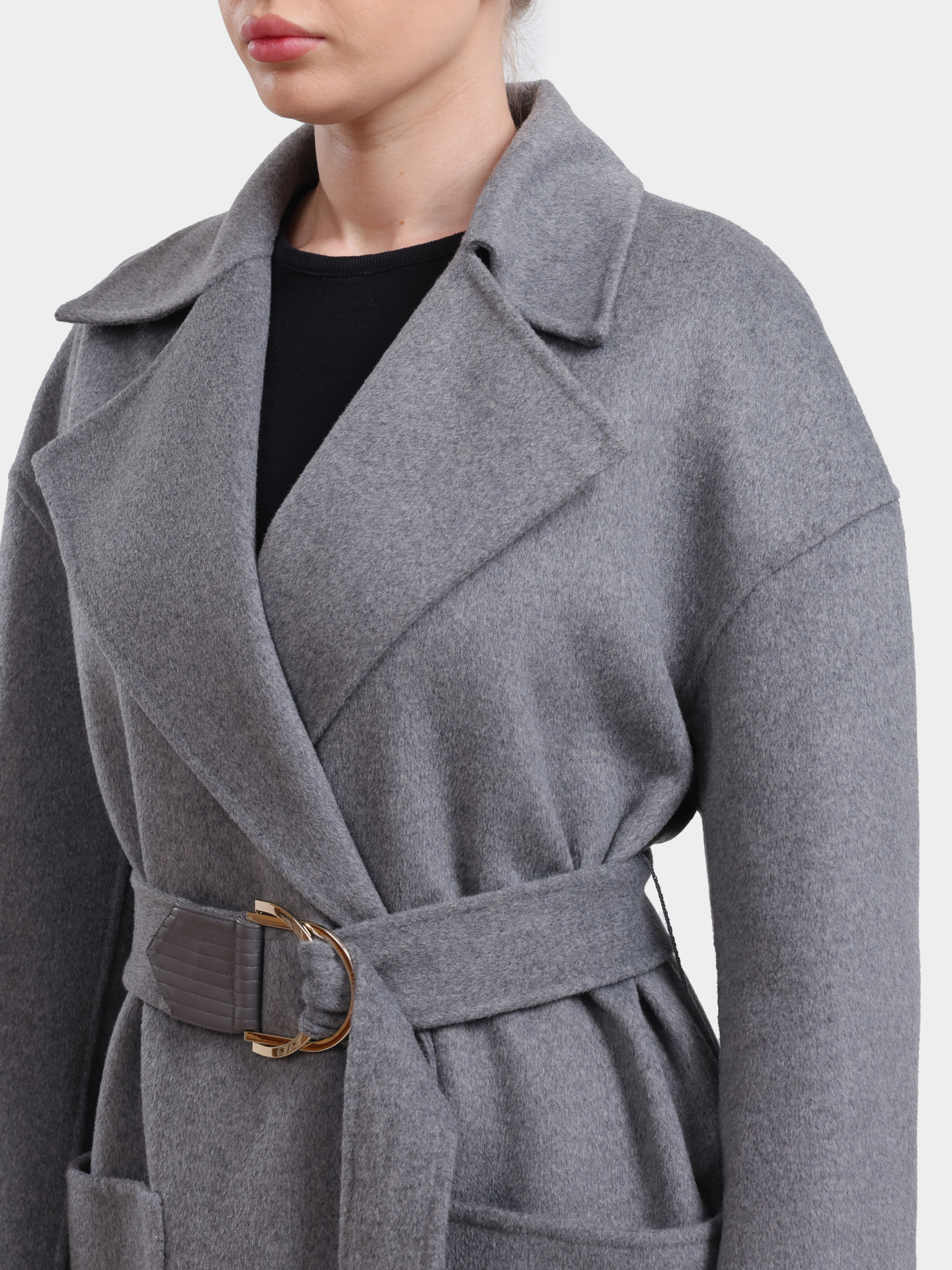 Пальто CF5283 T4627 03243 серое женское — купить в интернет-магазине Verdistore