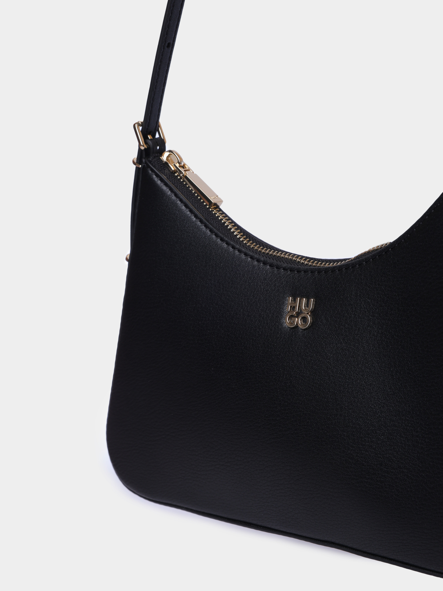 Сумка HUGO RED Neeko PN_Sh. Bag 10279879 01 50563002 001 черная женская из искуственной зернистой кожи — купить в интернет-магазине Verdistore