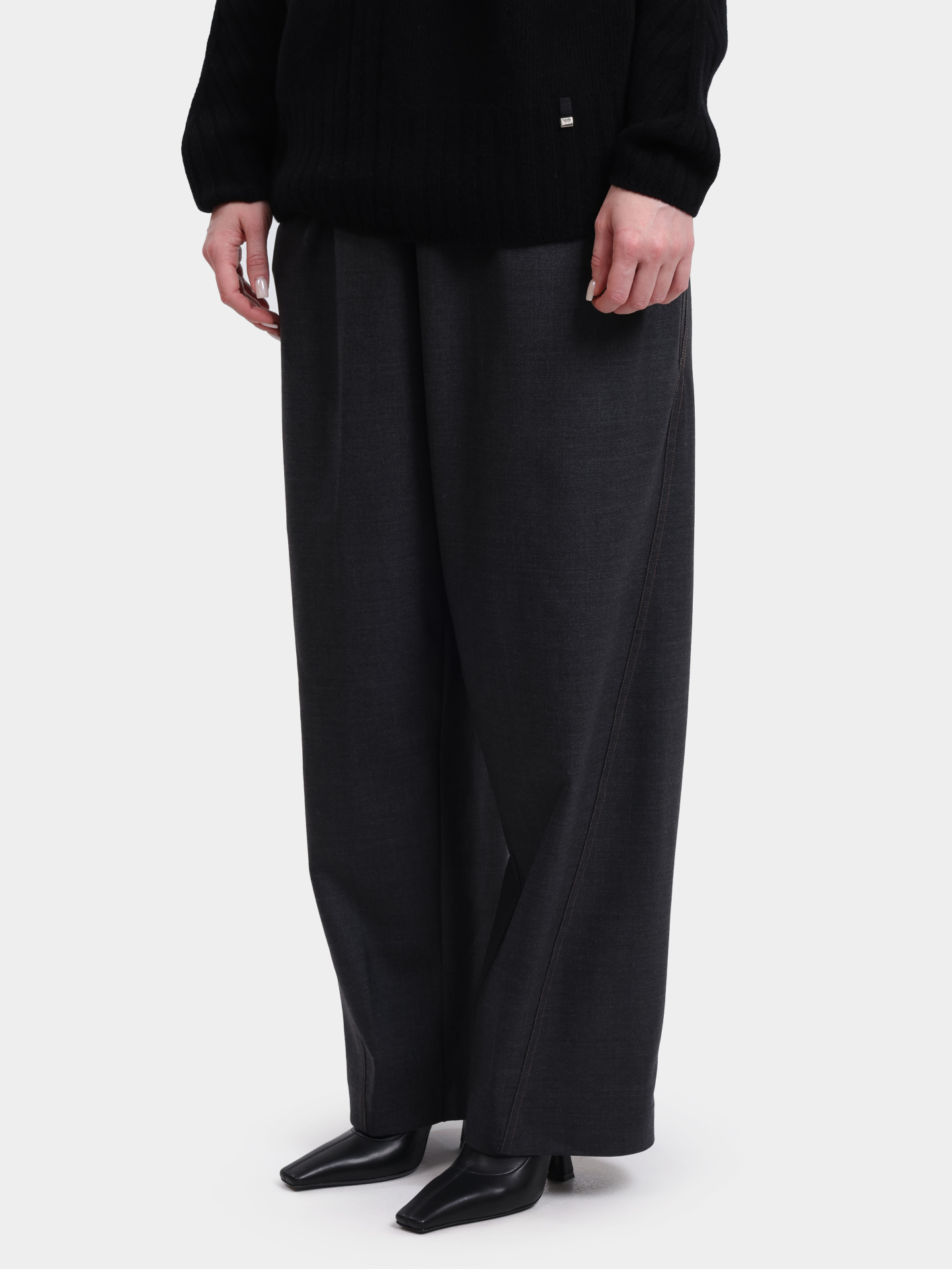 Брюки PT000177D 33453 9487 темно-серые женские  — купить в интернет-магазине Verdistore