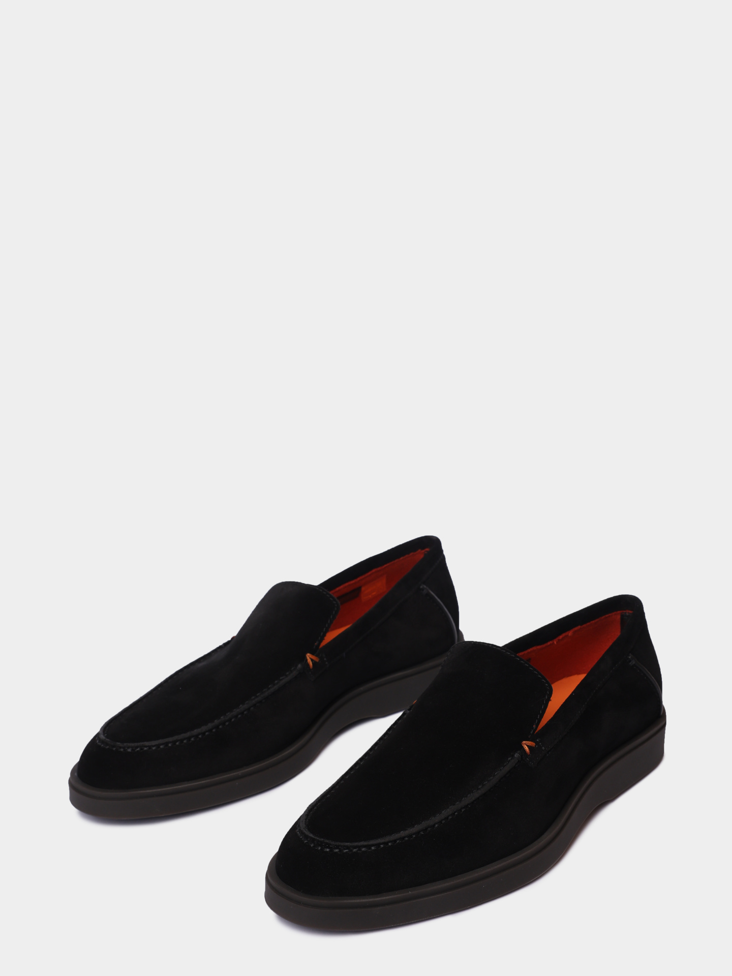 Лоферы Santoni MGDG17824SMOKSVUN01 замшевые мужские — купить в интернет-магазине Verdistore