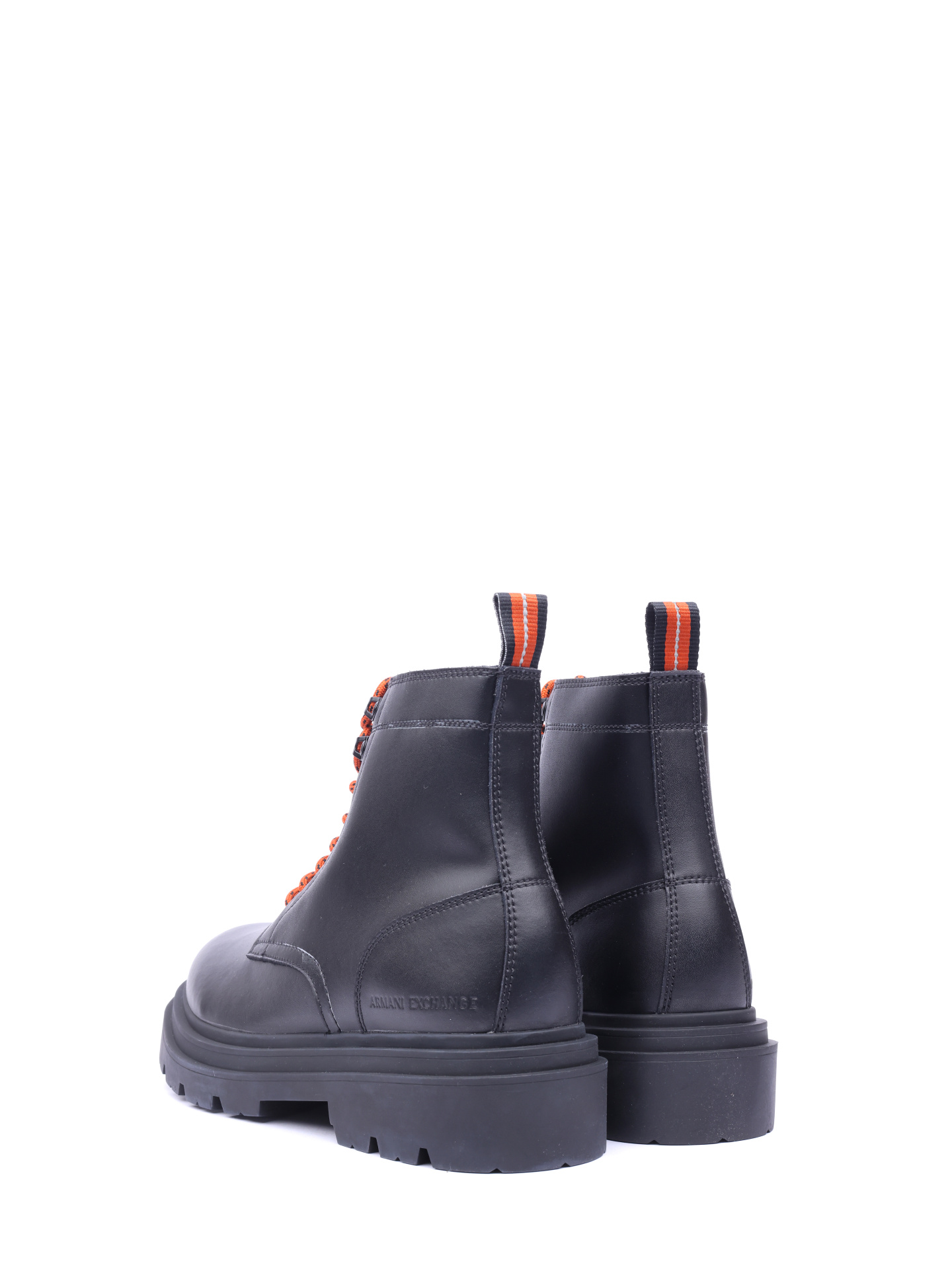 Ботинки Armani Exchange XUM005 XV500 00002 черные мужские из кожи — купить в интернет-магазине Verdistore