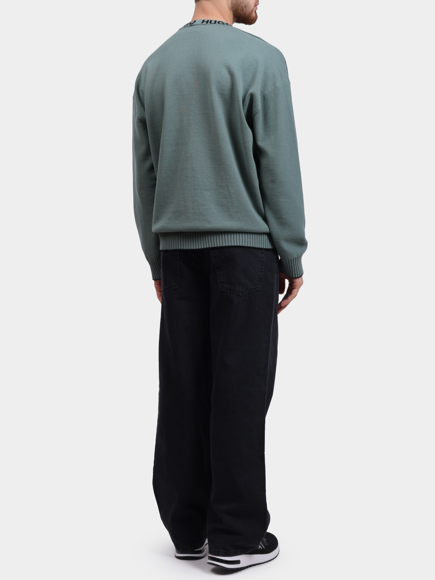 Джемпер Hugo 50474813 343 хлопковый мужской — купить в интернет-магазине Verdistore