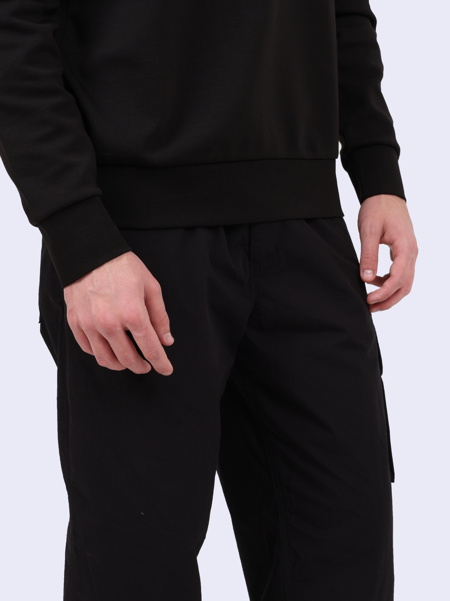 Свитшот Calvin Klein K10K113091 BEH черный мужской — купить в интернет-магазине Verdistore