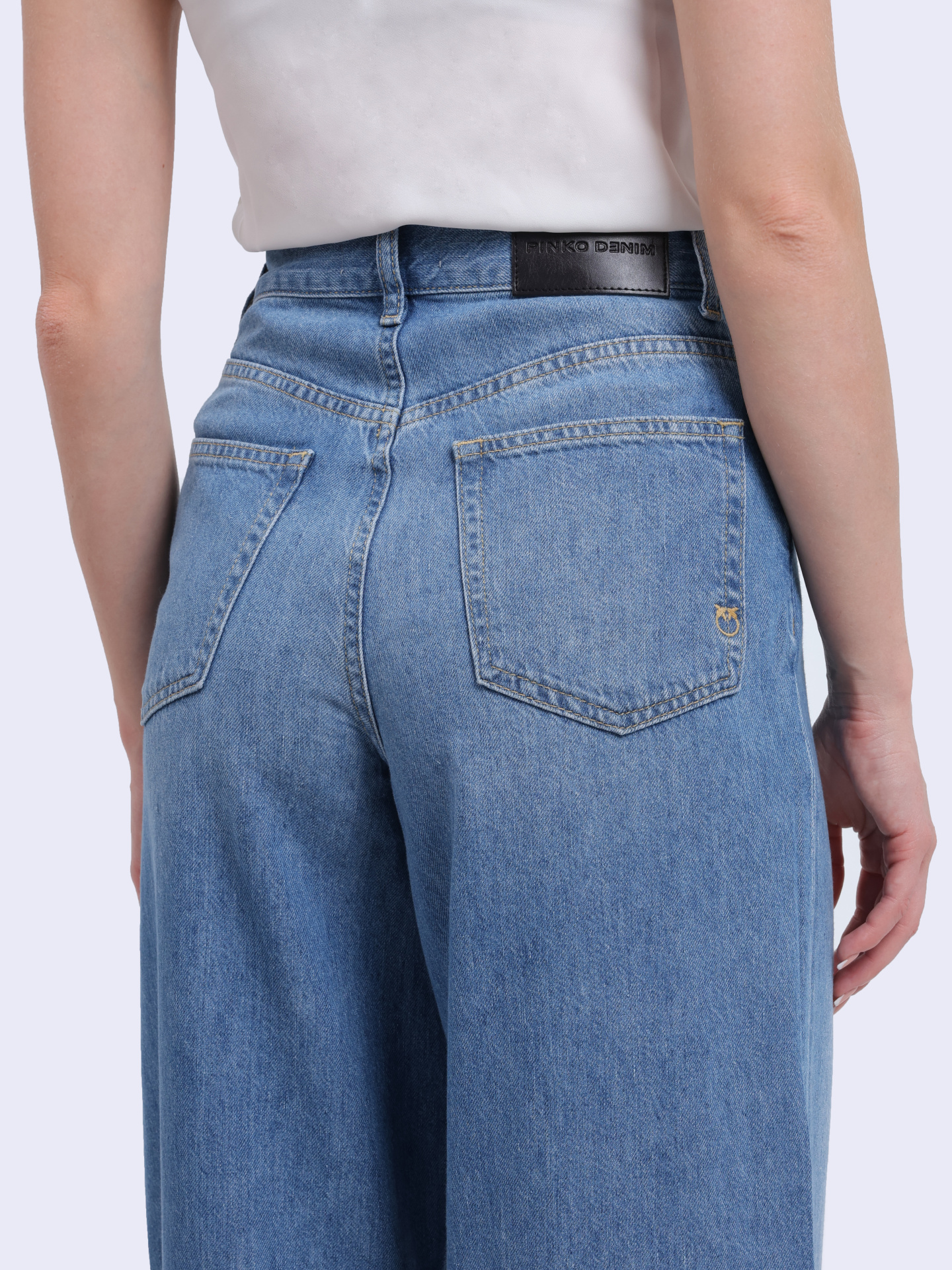 Джинсы Pinko 104601 A2DR PJO голубые женские — купить в интернет-магазине Verdistore