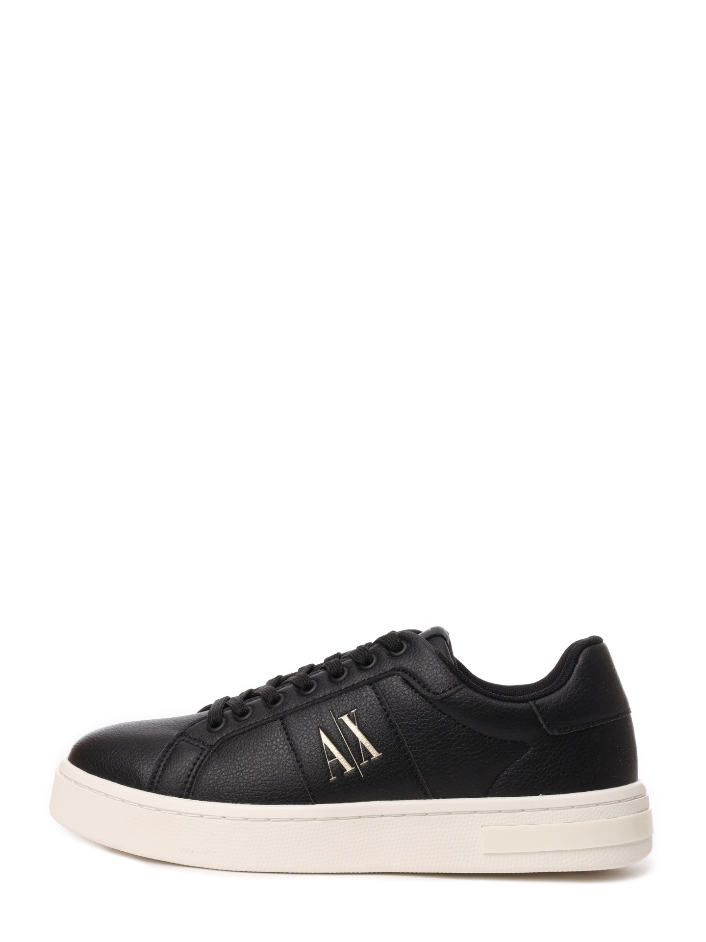 Кеды Armani Exchange XW000254 AF10859 UC001 черные женские из кожи — купить в интернет-магазине Verdistore