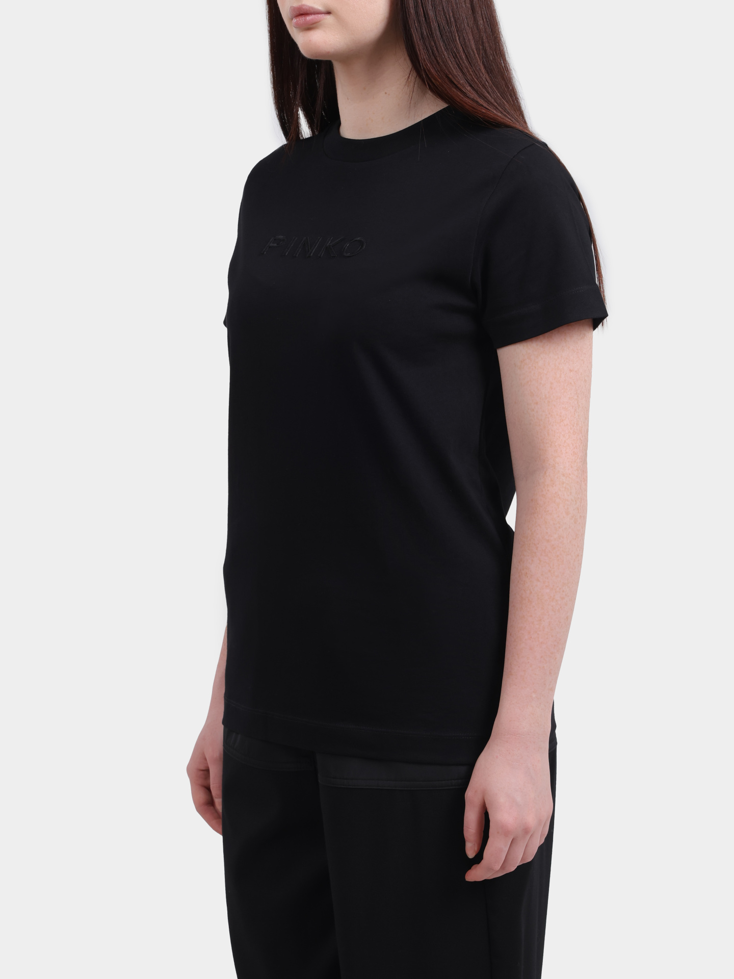 Футболка Pinko 101752 A2RD Z99 хлопковая женская — купить в интернет-магазине Verdistore