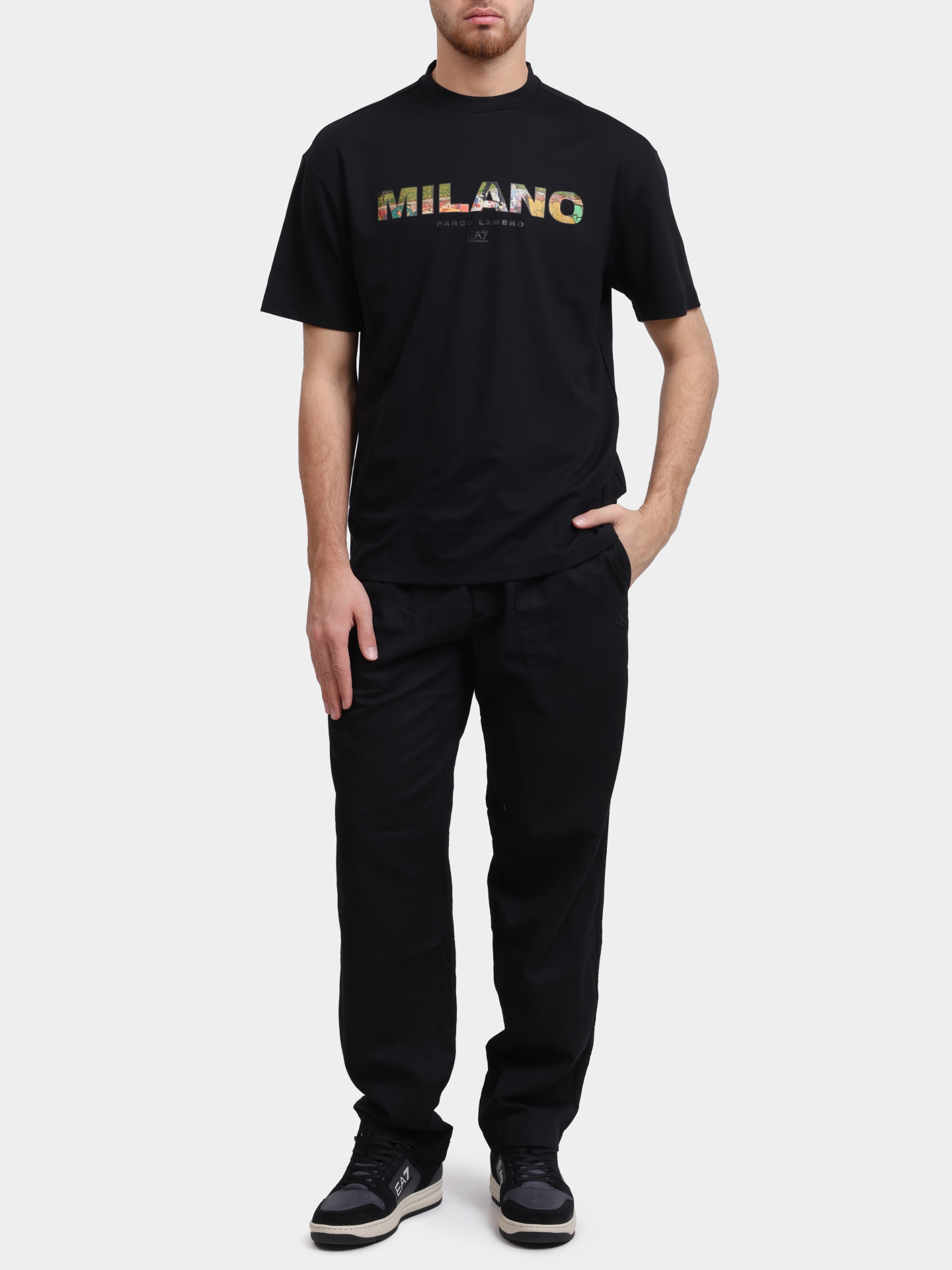 Брюки Calvin Klein Jeans J30J327288 BEH черные мужские — купить в интернет-магазине Verdistore