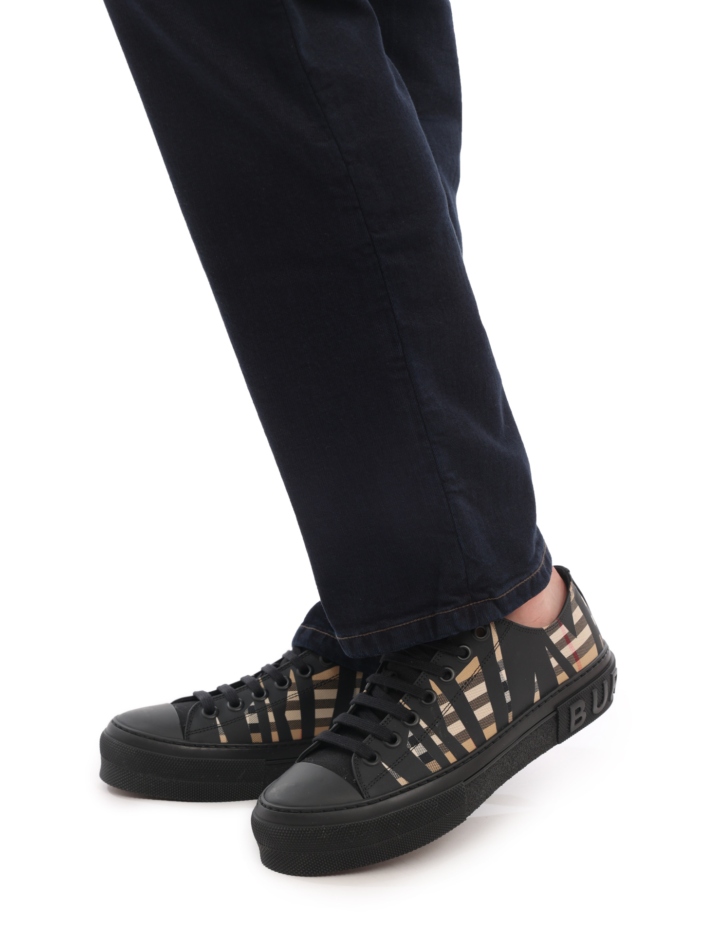 Кеды Burberry 8070831 A7026 комбинированные мужские — купить в интернет-магазине Verdistore