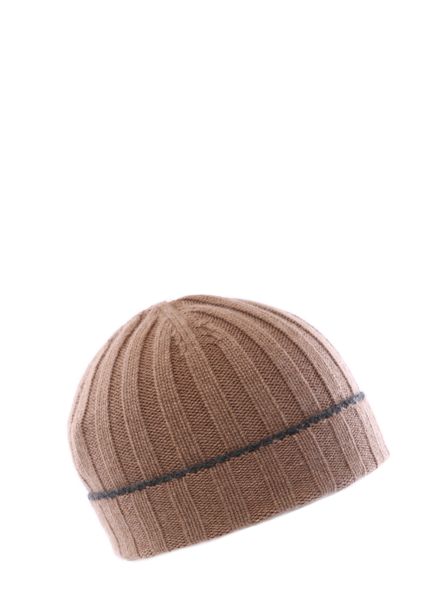 Шапка Brunello Cucinelli M2240900 CP166 коричневая мужская кашемировая  — купить в интернет-магазине Verdistore
