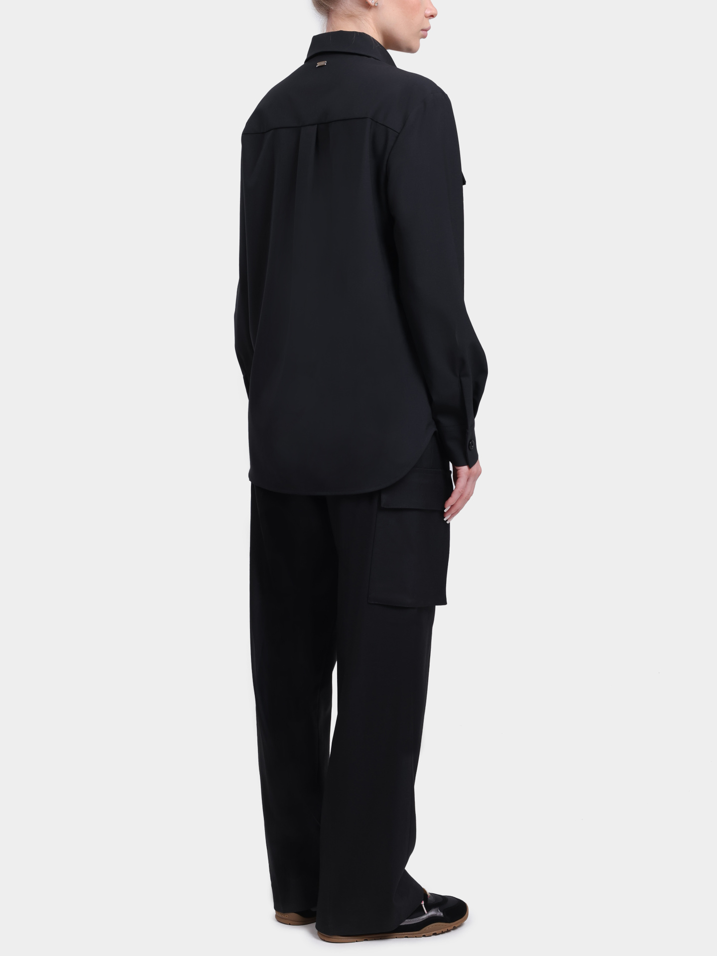 Брюки Herno PT000179D 33453 9300 черные женские  — купить в интернет-магазине Verdistore