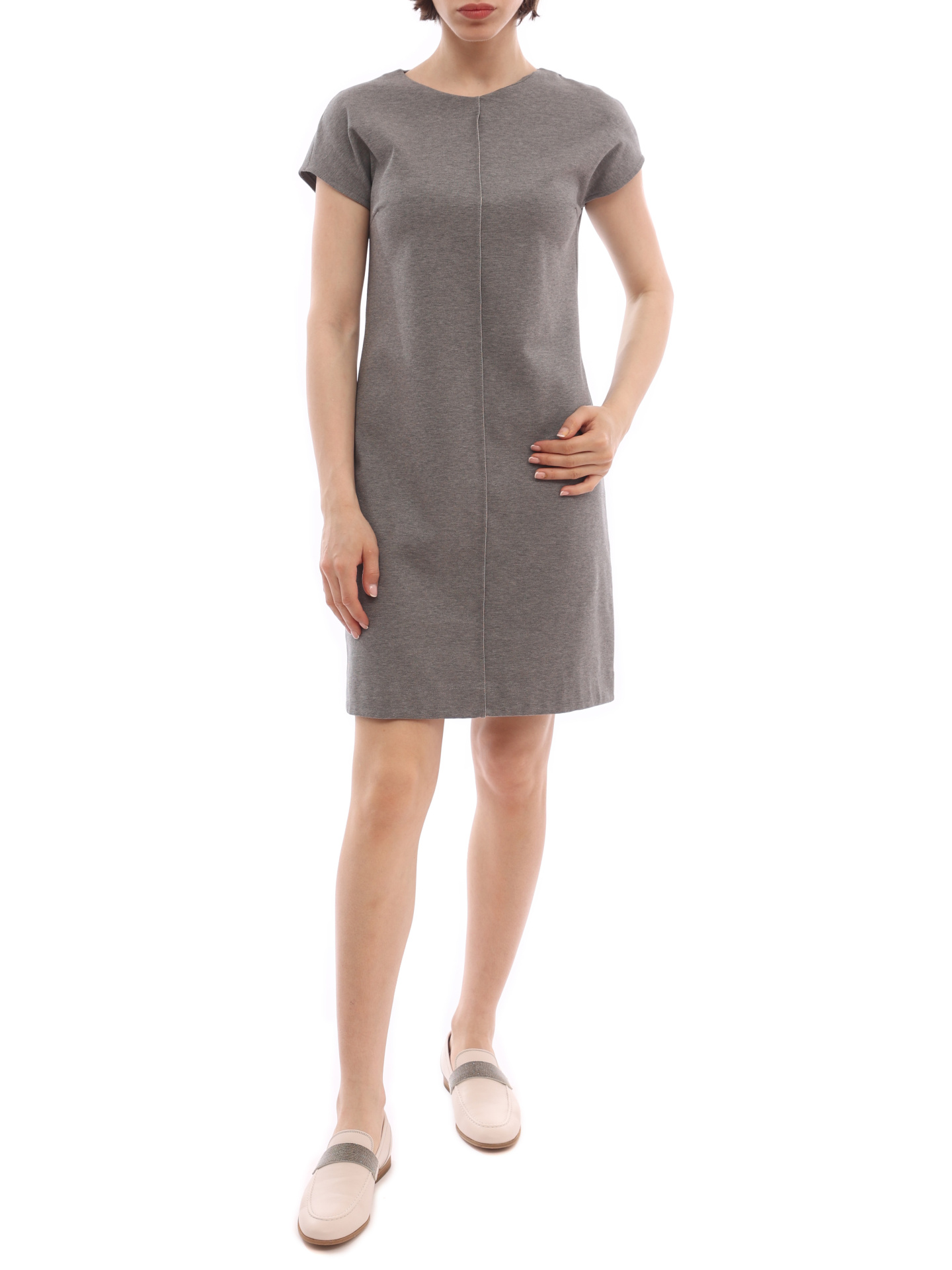 Платье Brunello Cucinelli MS519A2802 хлопковое женское — купить в интернет-магазине Verdistore