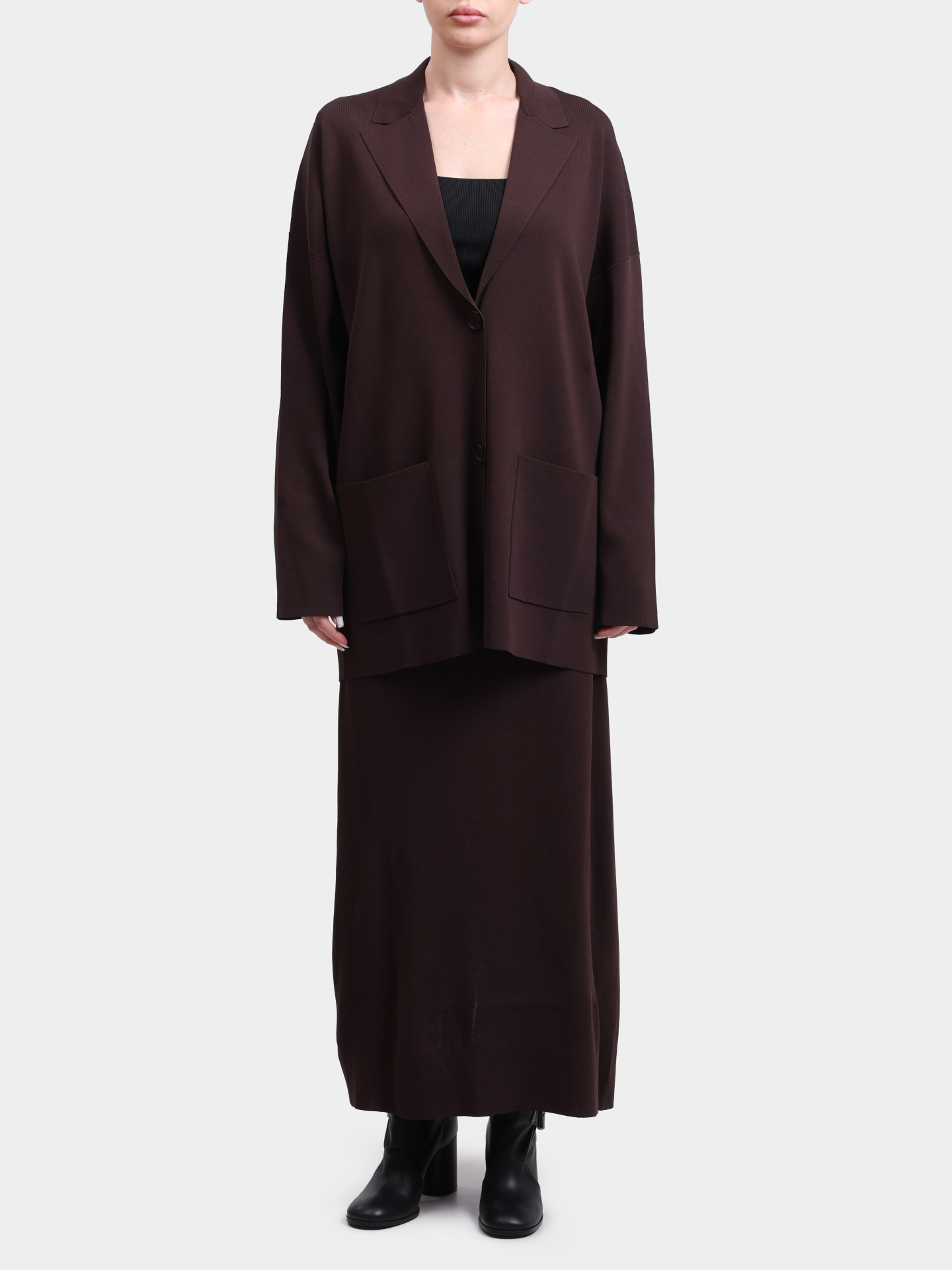 Юбка Alpha Studio AD-4352M 2019 женская с разрезом — купить в интернет-магазине Verdistore