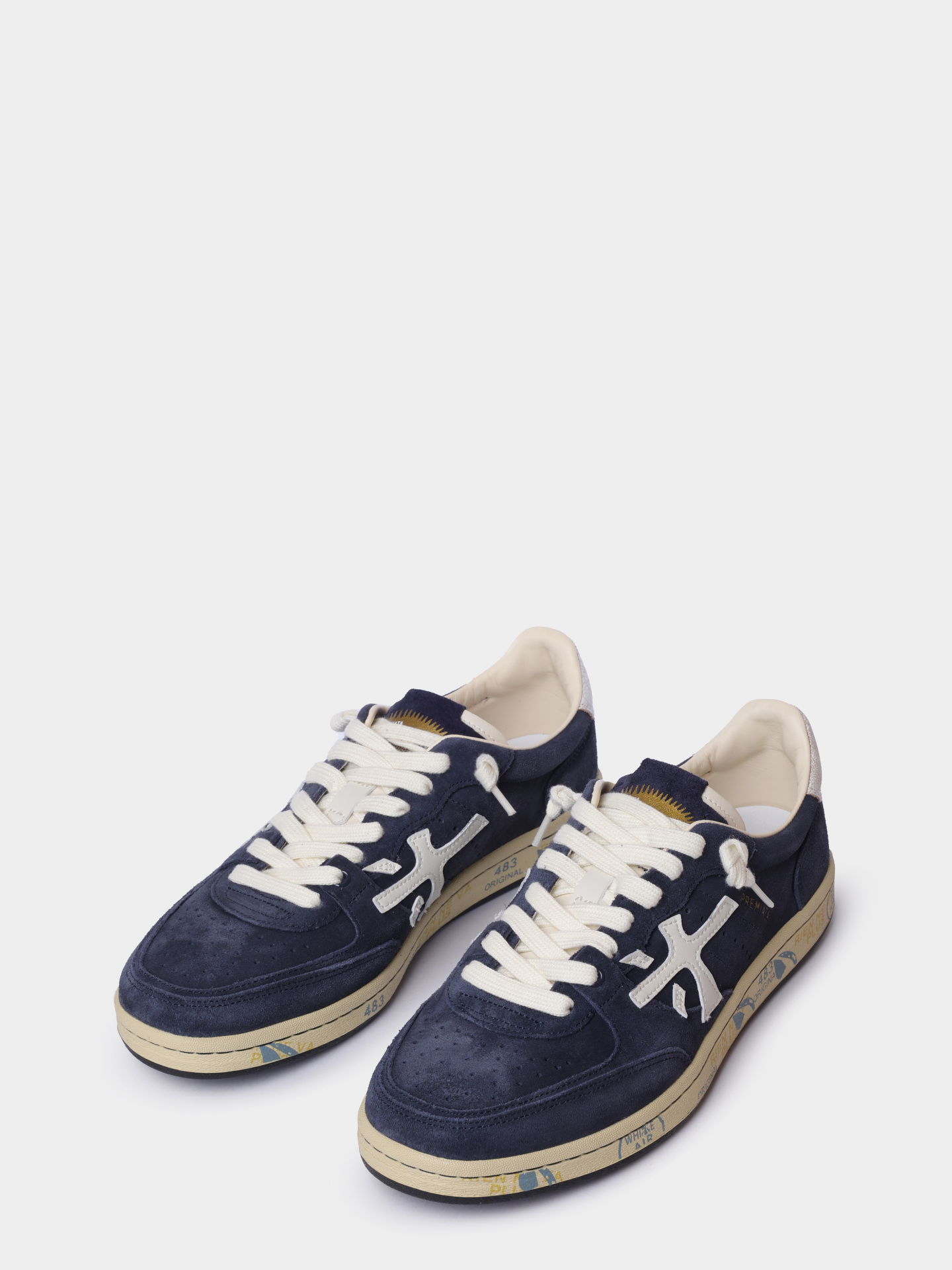 Кеды Premiata Sport BSKTCLAY VAR 7708 темно-синие мужские + — купить в интернет-магазине Verdistore