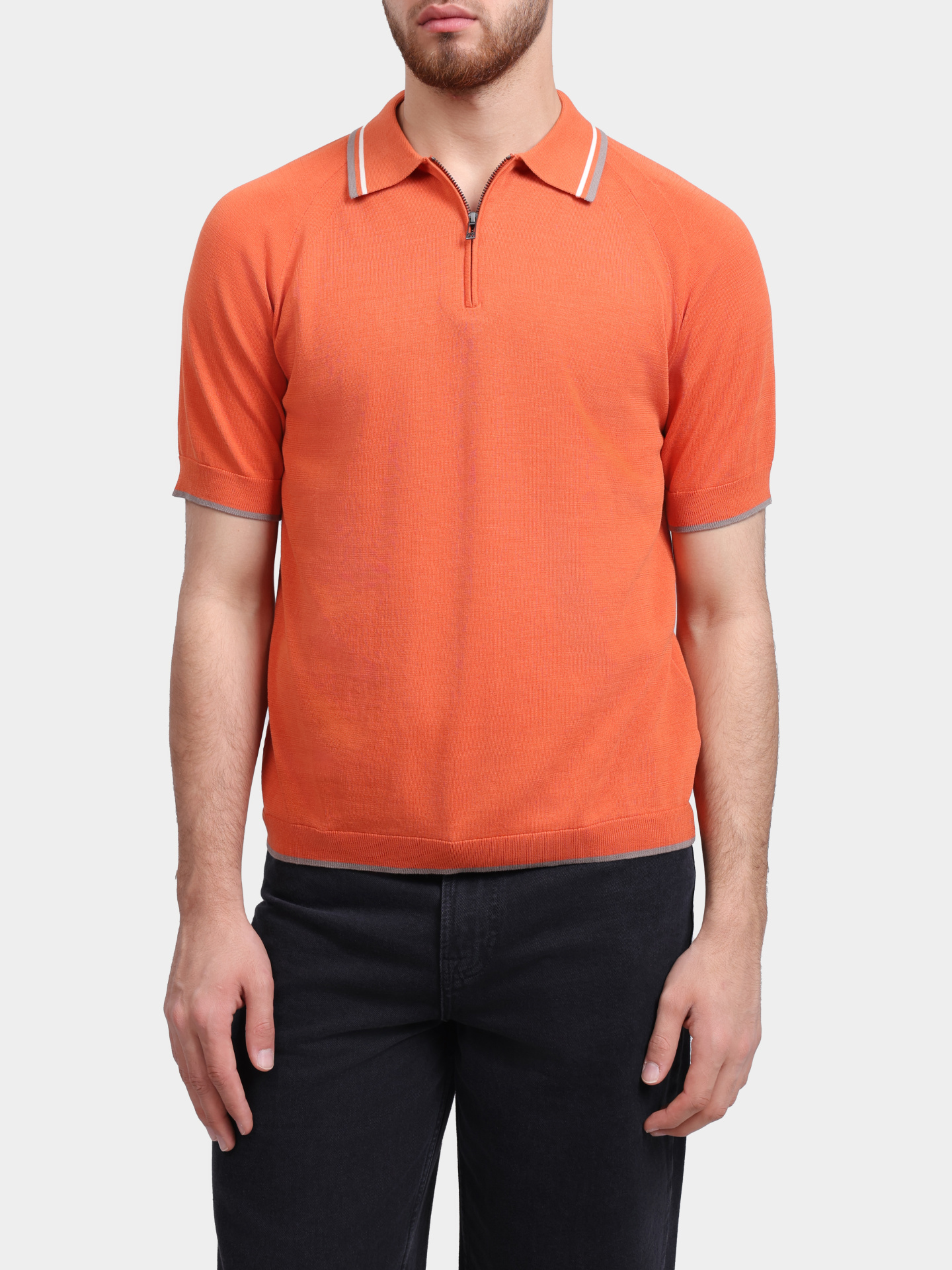 Поло Armani Exchange XM001977 AF20139 U3040 оранжевое мужское — купить в интернет-магазине Verdistore