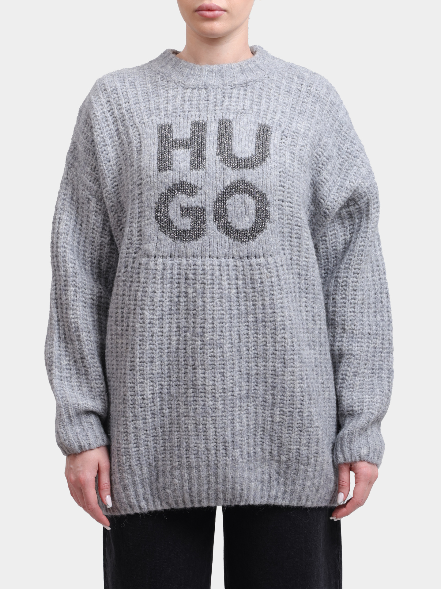 Свитер Sloguis 10274080 01 50548245 096 серый женский — купить в интернет-магазине Verdistore