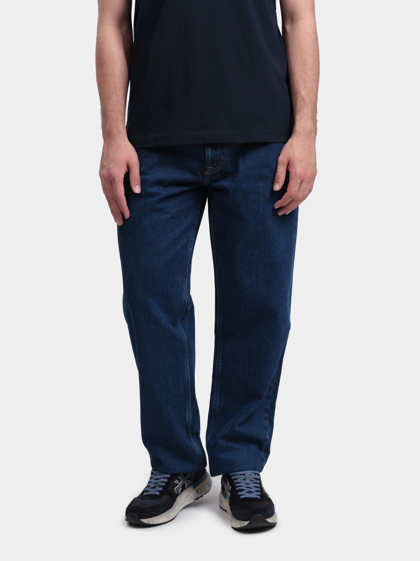 Джинсы Calvin Klein Jeans LV04RF775G32 E5D темно-синие мужские — купить в интернет-магазине Verdistore