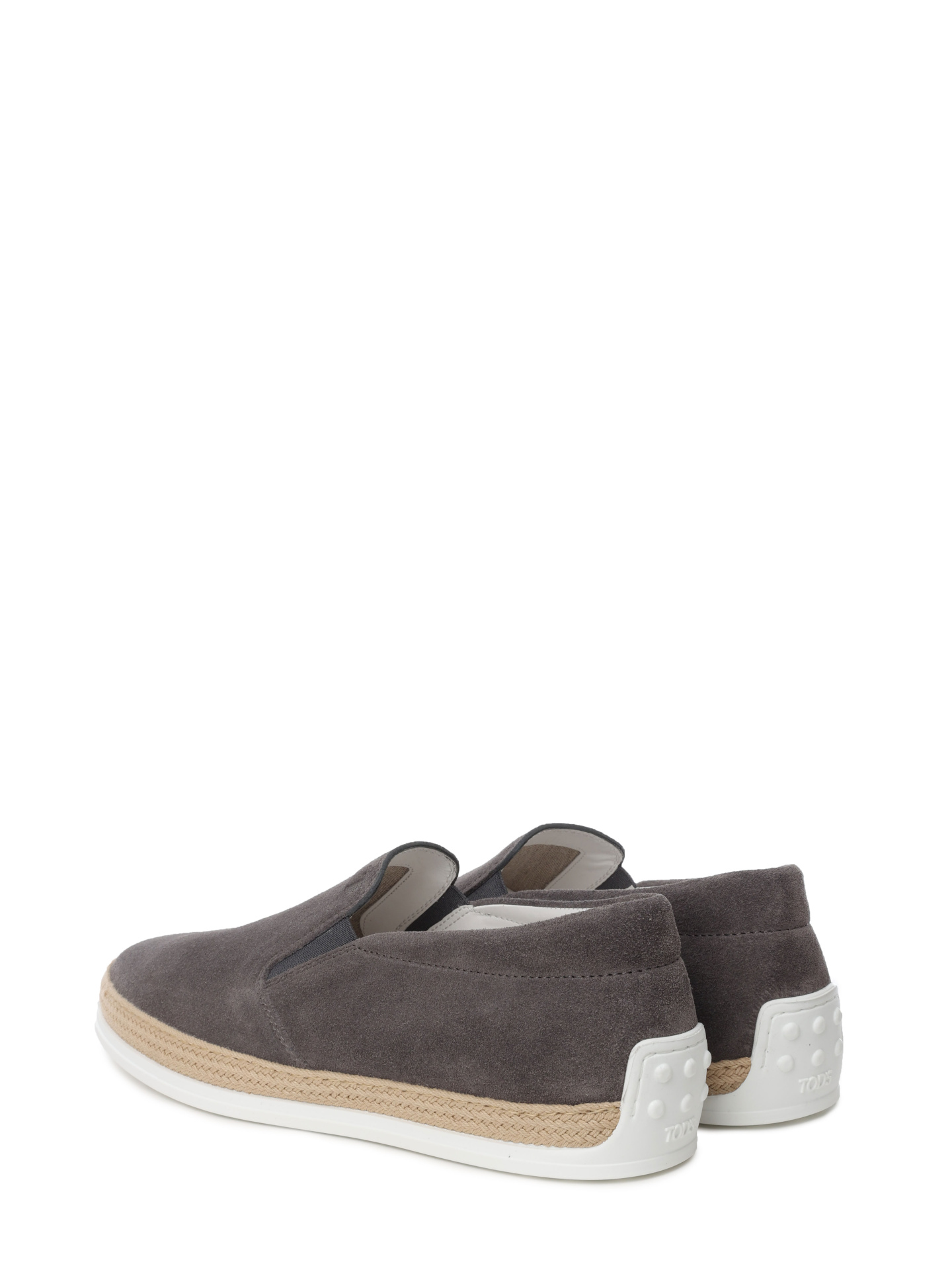 Слипоны замшевые коричневые на комбинированной подошве — купить в интернет-магазине Verdistore