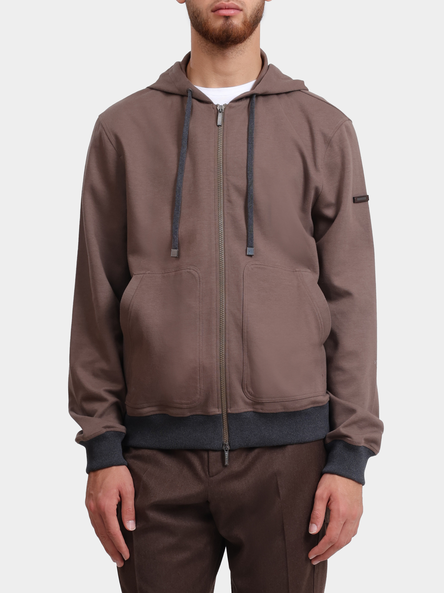 Мастерка Peserico R57011J0 0081D 54D хлопковая мужская — купить в интернет-магазине Verdistore