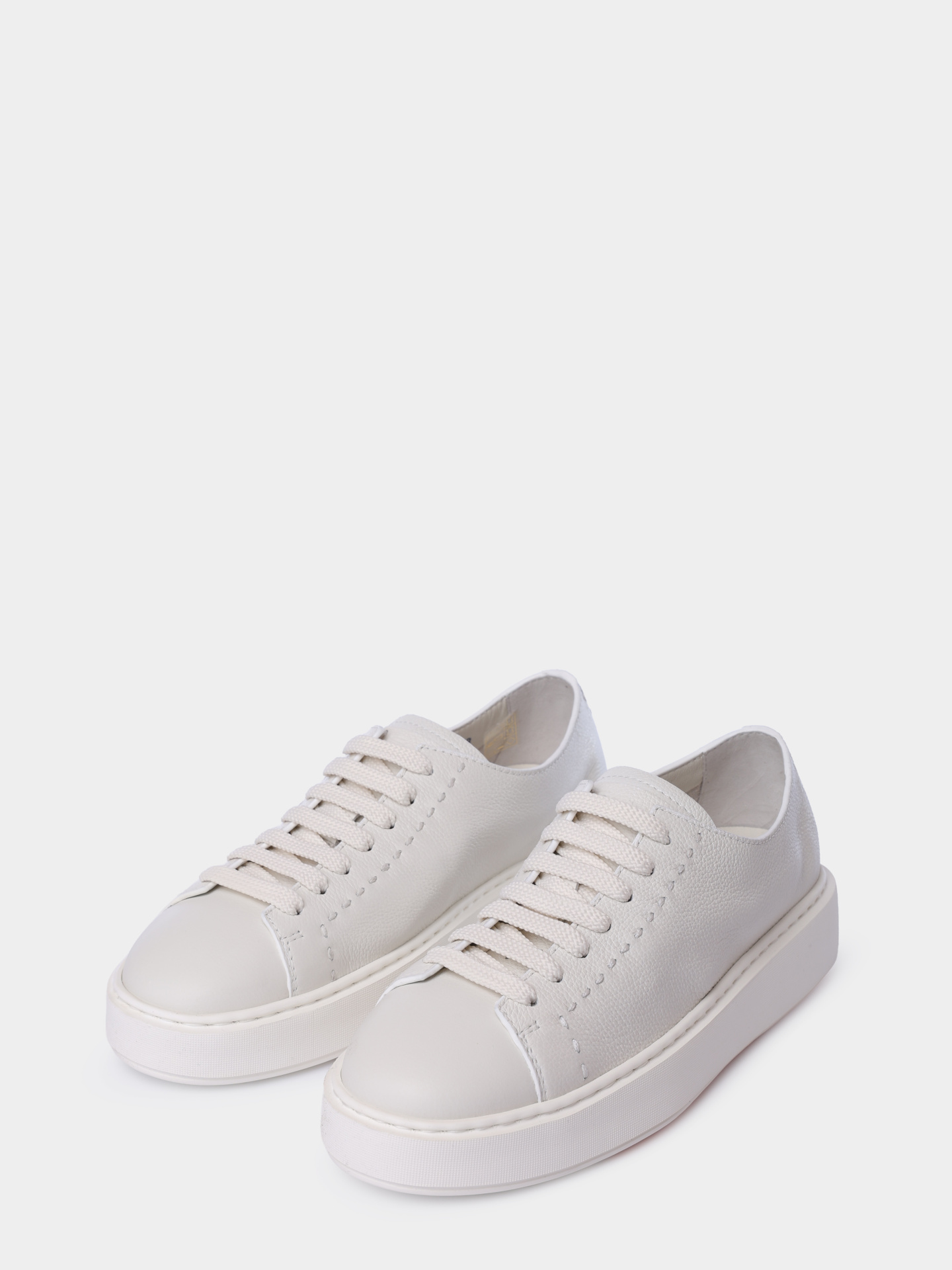 Кеды Santoni WBCG61355BARTDYII48 кожаные женские — купить в интернет-магазине Verdistore