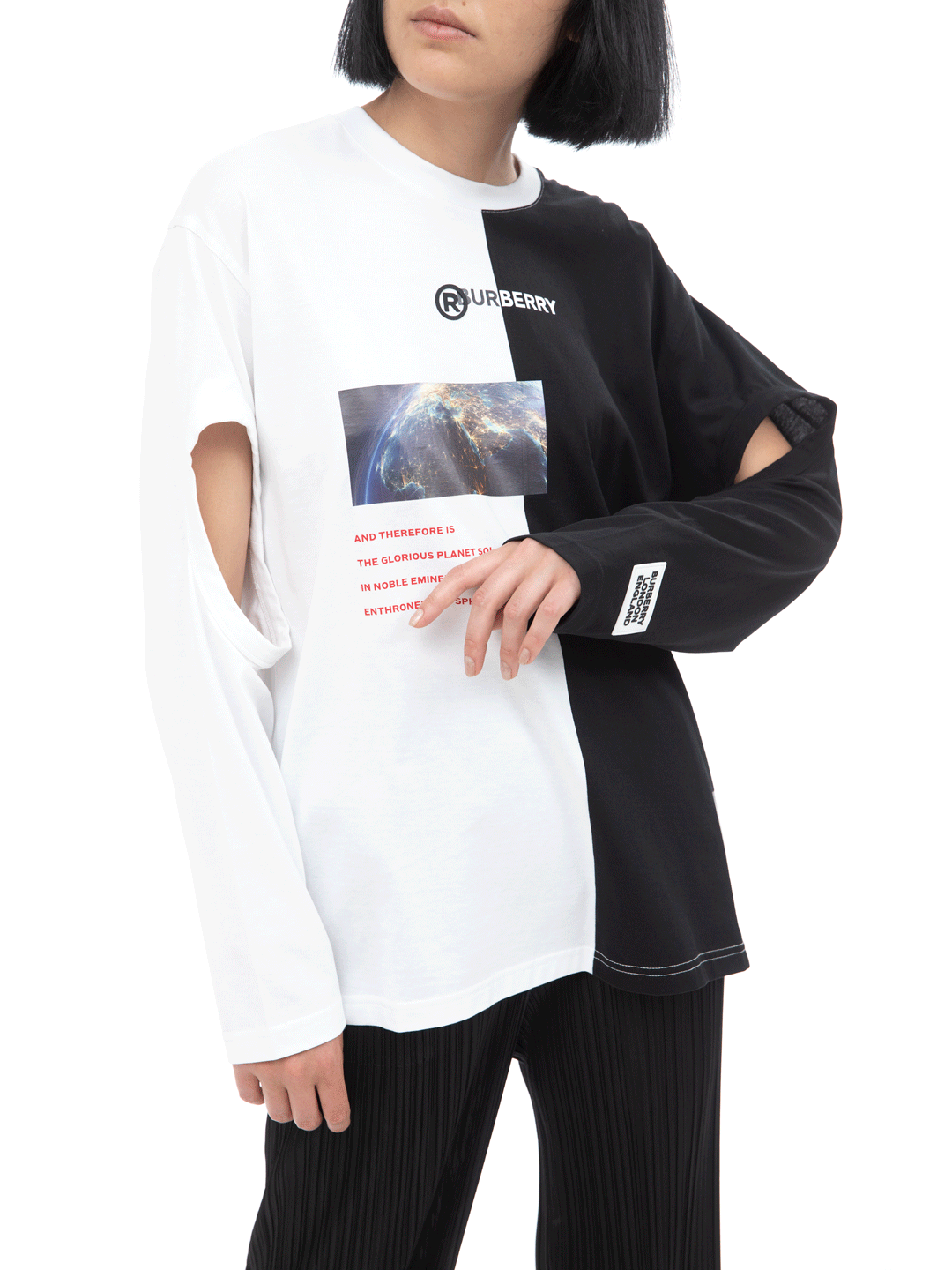 Лонгслив Burberry 8024657 хлопковый женский — купить в интернет-магазине Verdistore