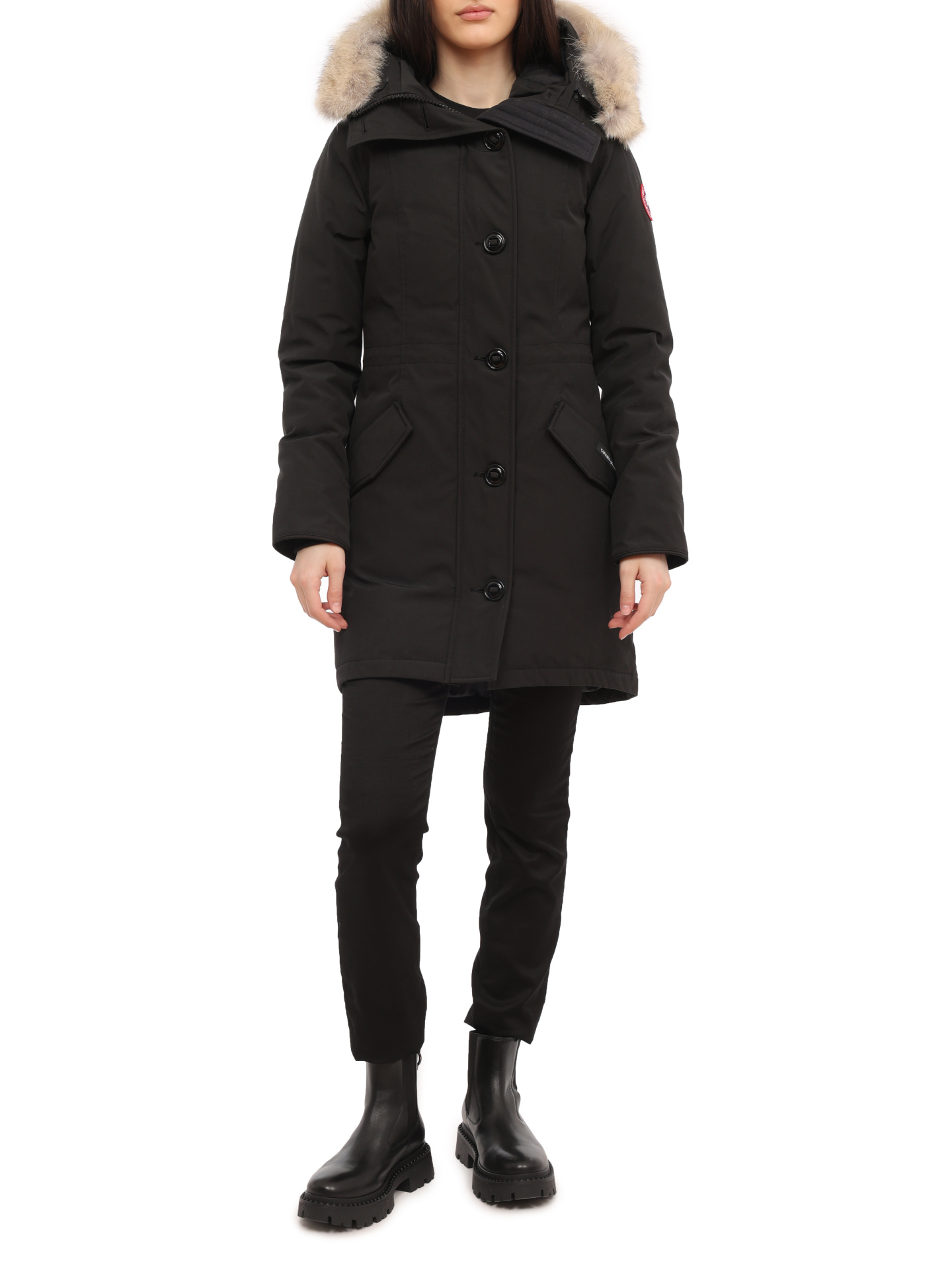 Парка Canada Goose 2580L черная женская — купить в интернет-магазине Verdistore