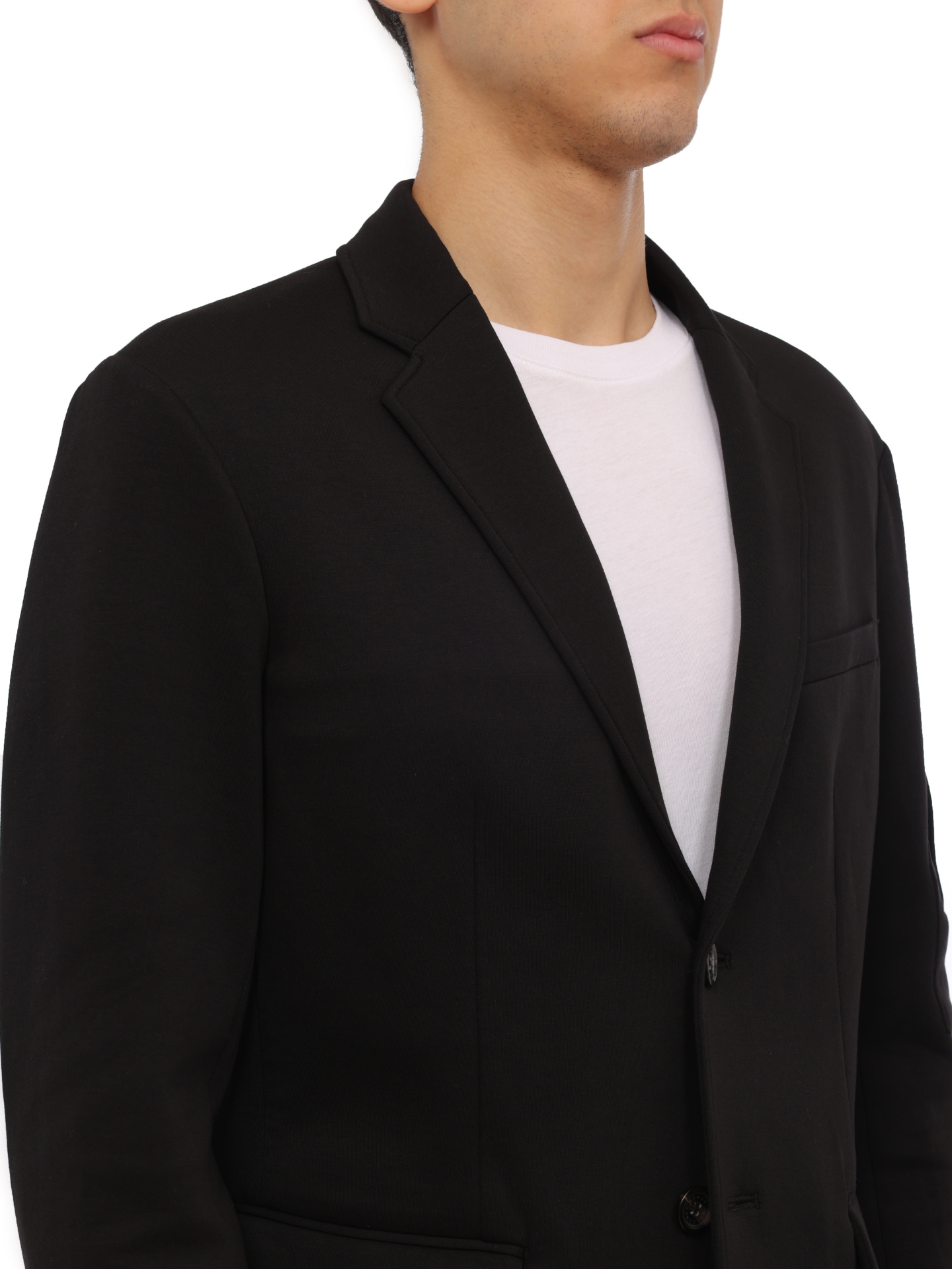 Пиджак Armani Exchange 6RZGLB ZJZGZ 1200 черный мужской с накладным карманом — купить в интернет-магазине Verdistore