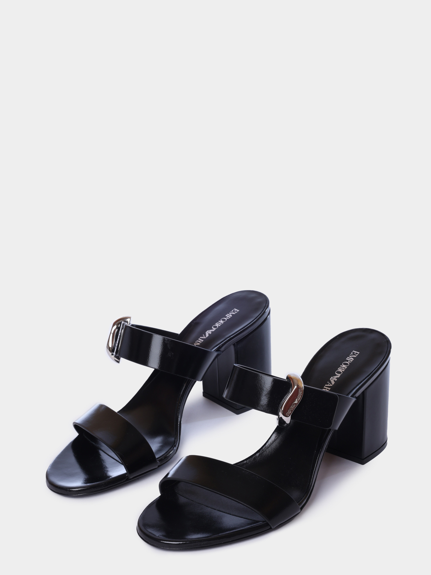 Сабо Emporio Armani EW004447 AF21961 UC001 кожаные женские — купить в интернет-магазине Verdistore