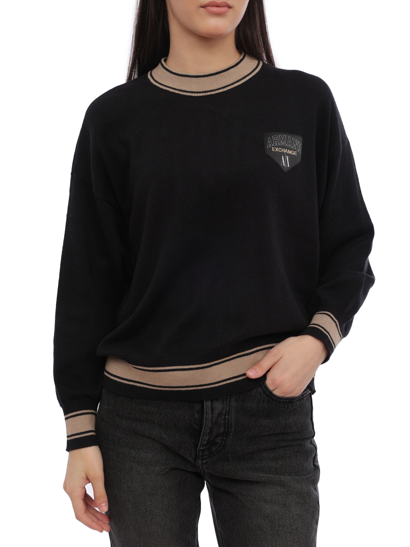 Свитер Armani Exchange 6RYM2K YMX3Z 1200 трикотажный женский — купить в интернет-магазине Verdistore