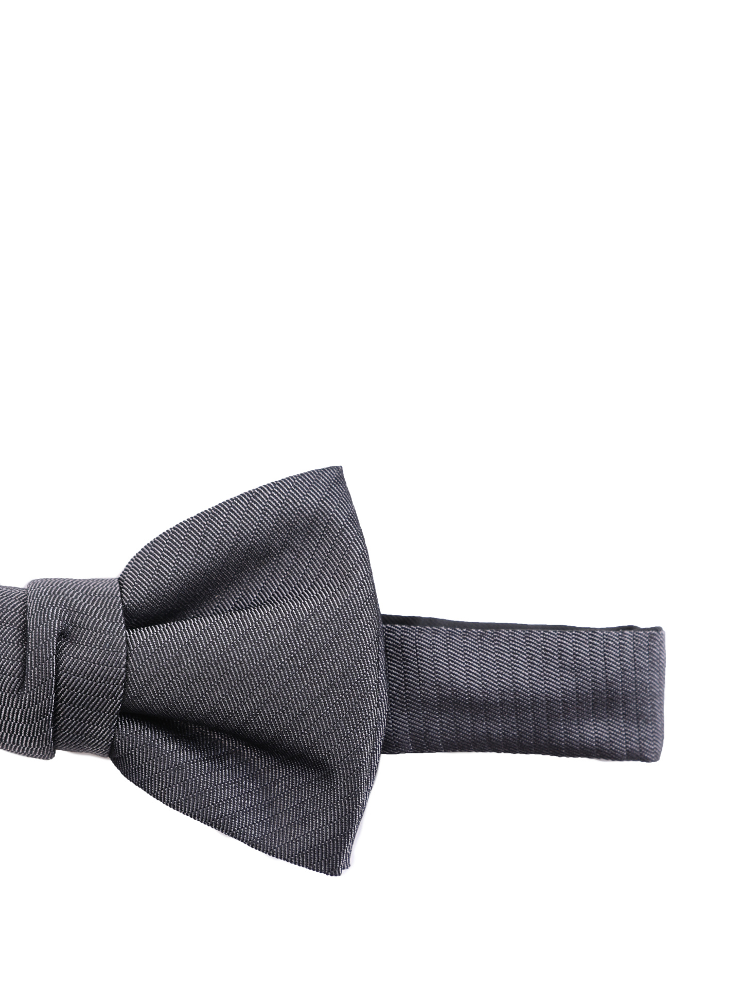 Галстук-бабочка серого цвета из мягкого шелка — купить в интернет-магазине Verdistore