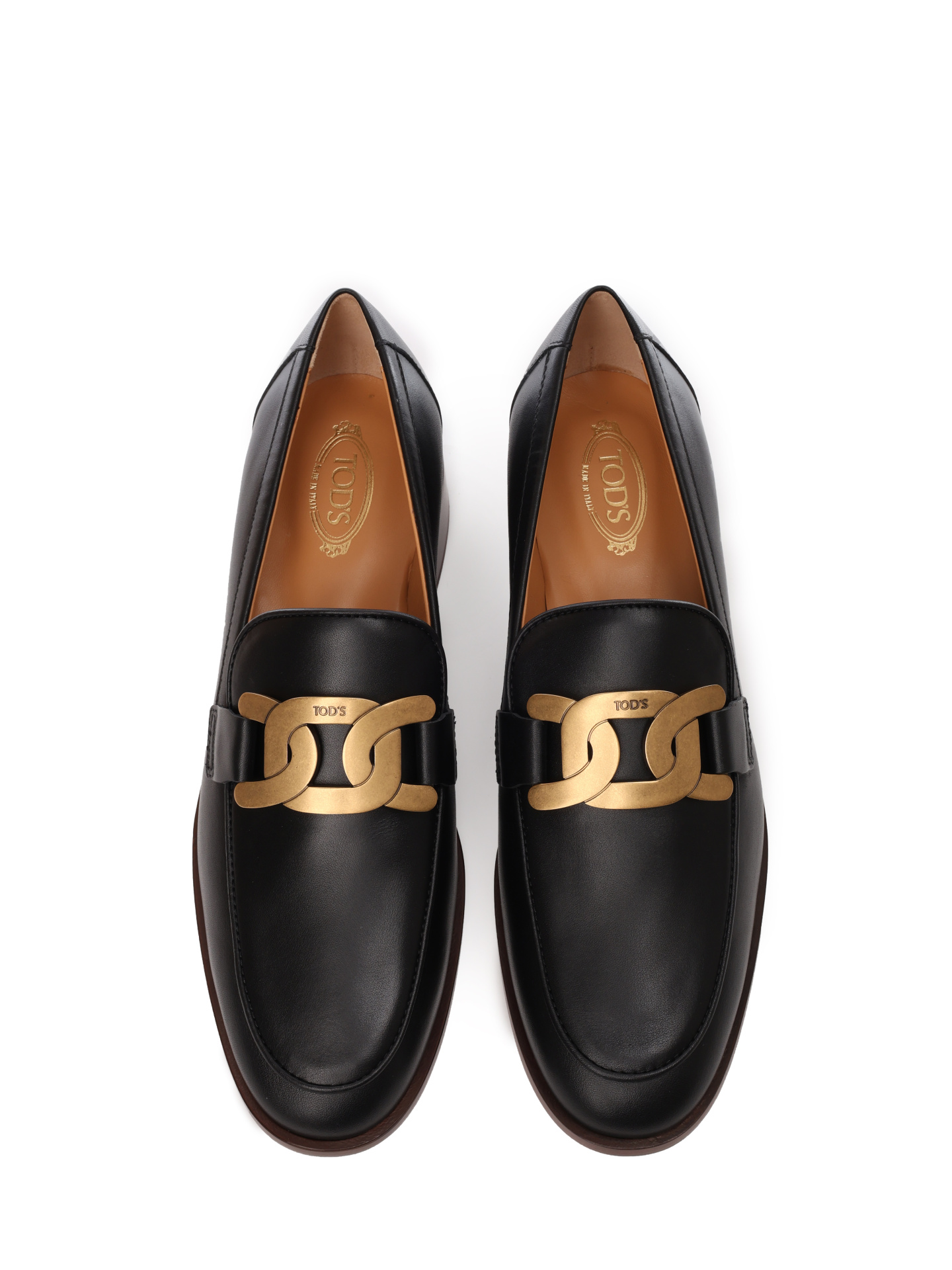 Лоферы Tod's XXW28K0FR00GOC B999 кожаные женские — купить в интернет-магазине Verdistore