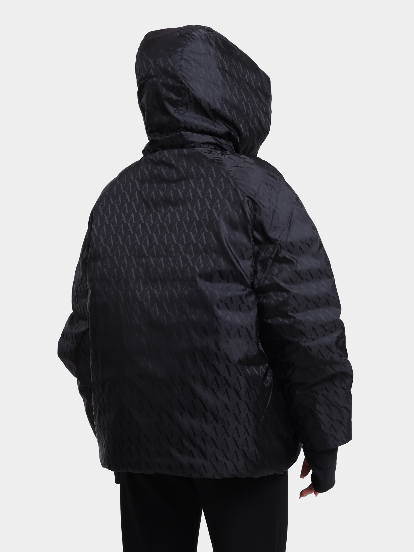 Куртка Armani Exchange XW001436 AF16628 UC001 черная женская — купить в интернет-магазине Verdistore