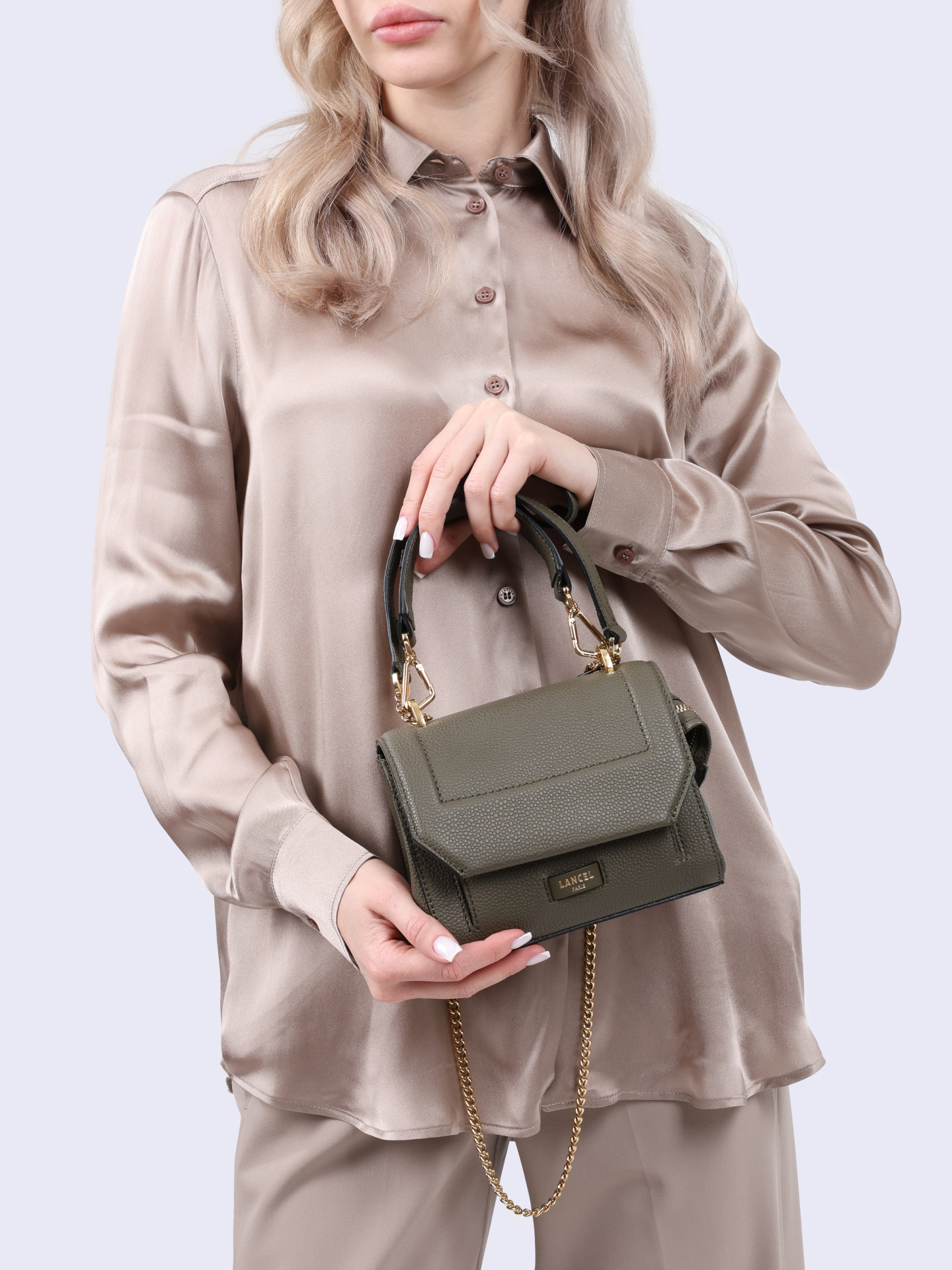 Сумка A09222 YY из зернистой кожи — купить в интернет-магазине Verdistore