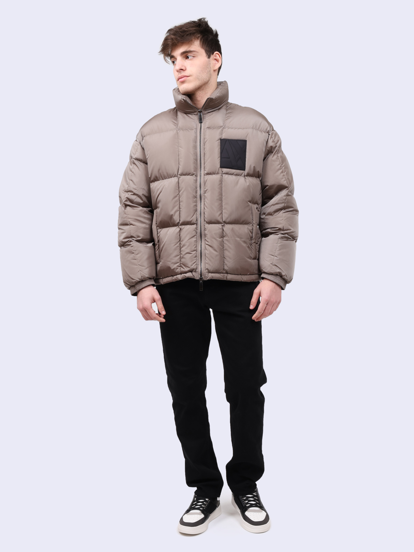 Куртка Armani Exchange 6DZB21 ZN4XZ 17AC бежевая мужская — купить в интернет-магазине Verdistore