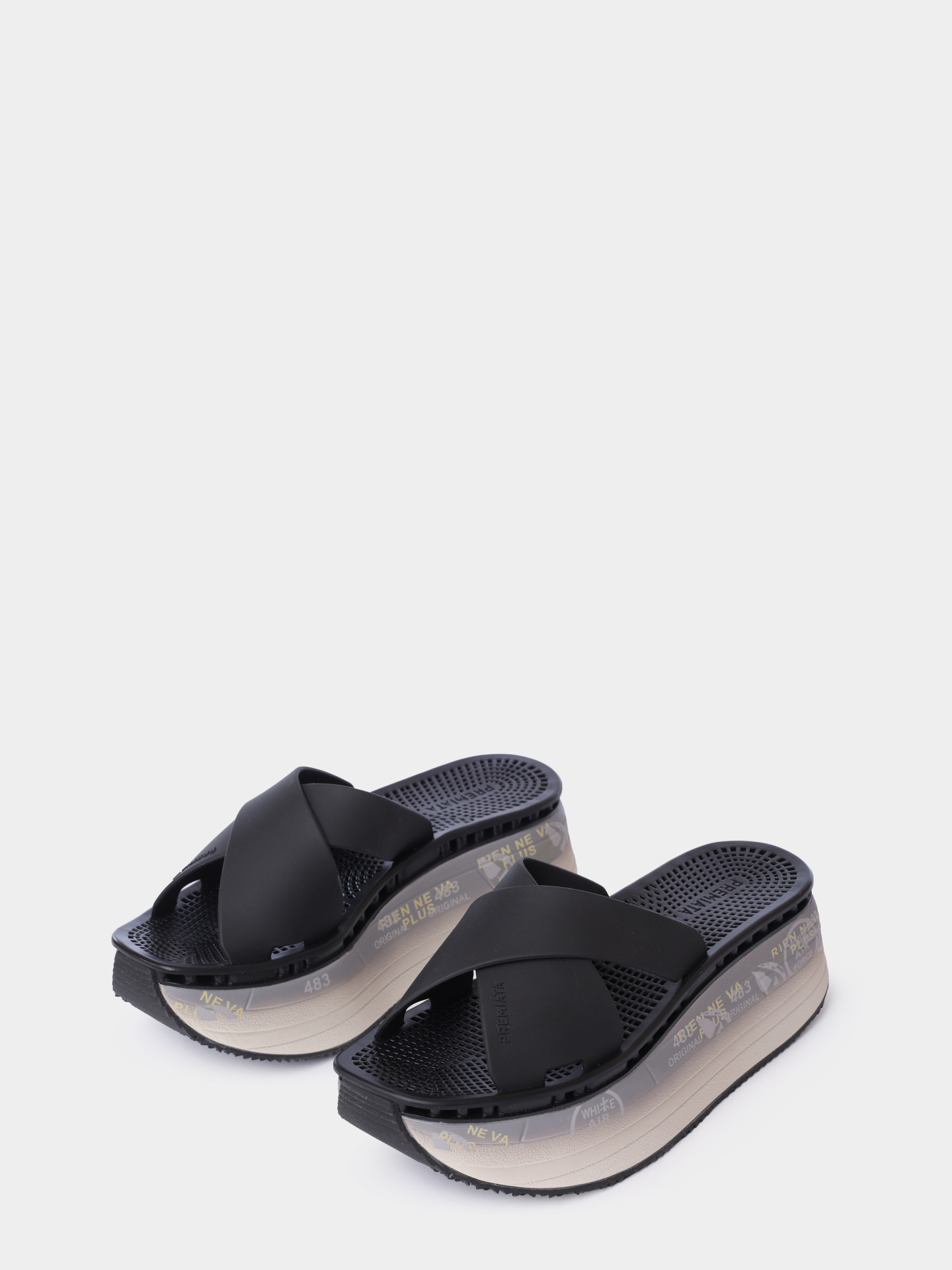 Сабо Premiata MOURA VAR 7457 черные женские — купить в интернет-магазине Verdistore