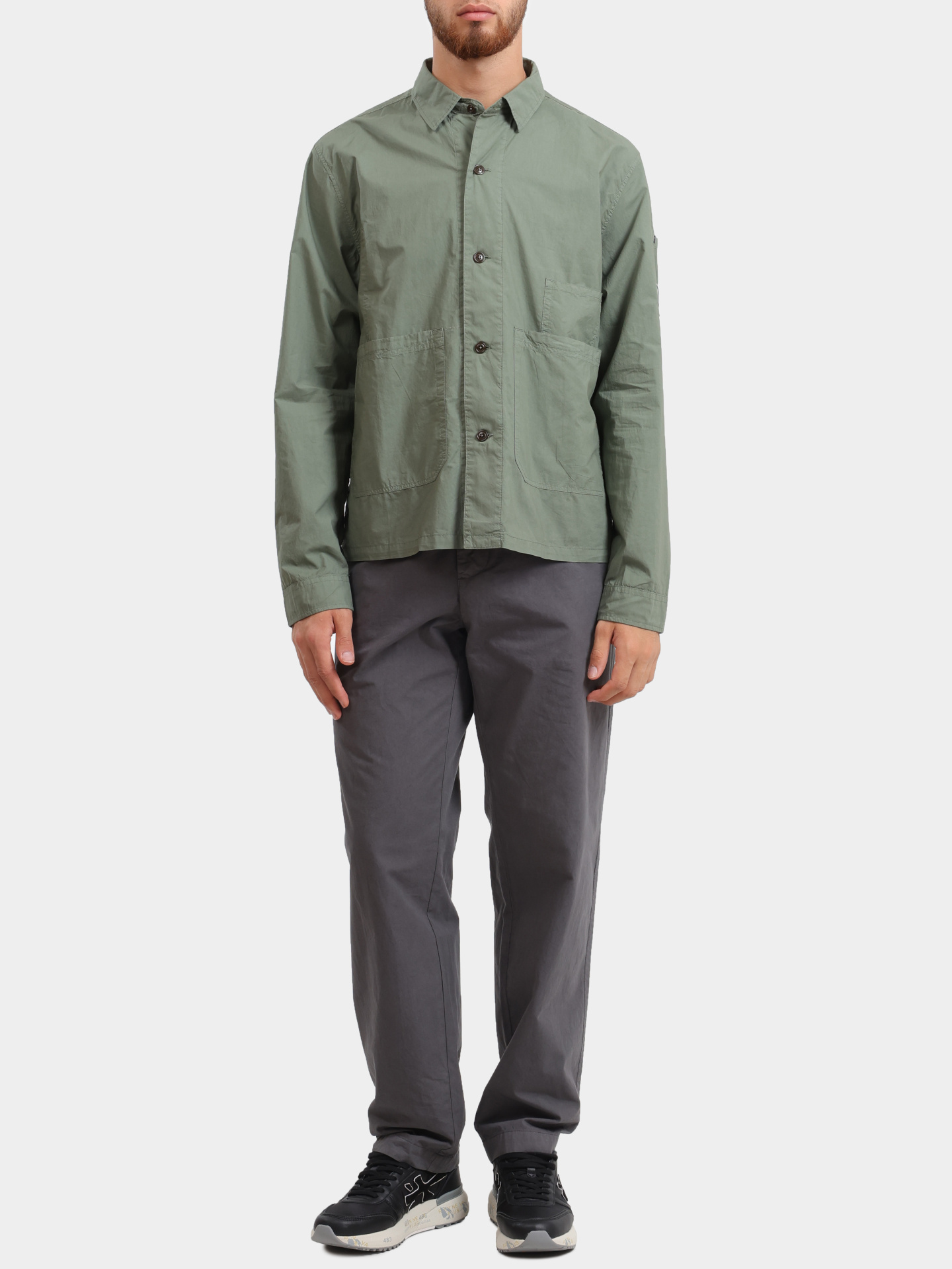 Рубашка C.P. Company 18CMOS238A 005328G 669 хлопковая мужская — купить в интернет-магазине Verdistore