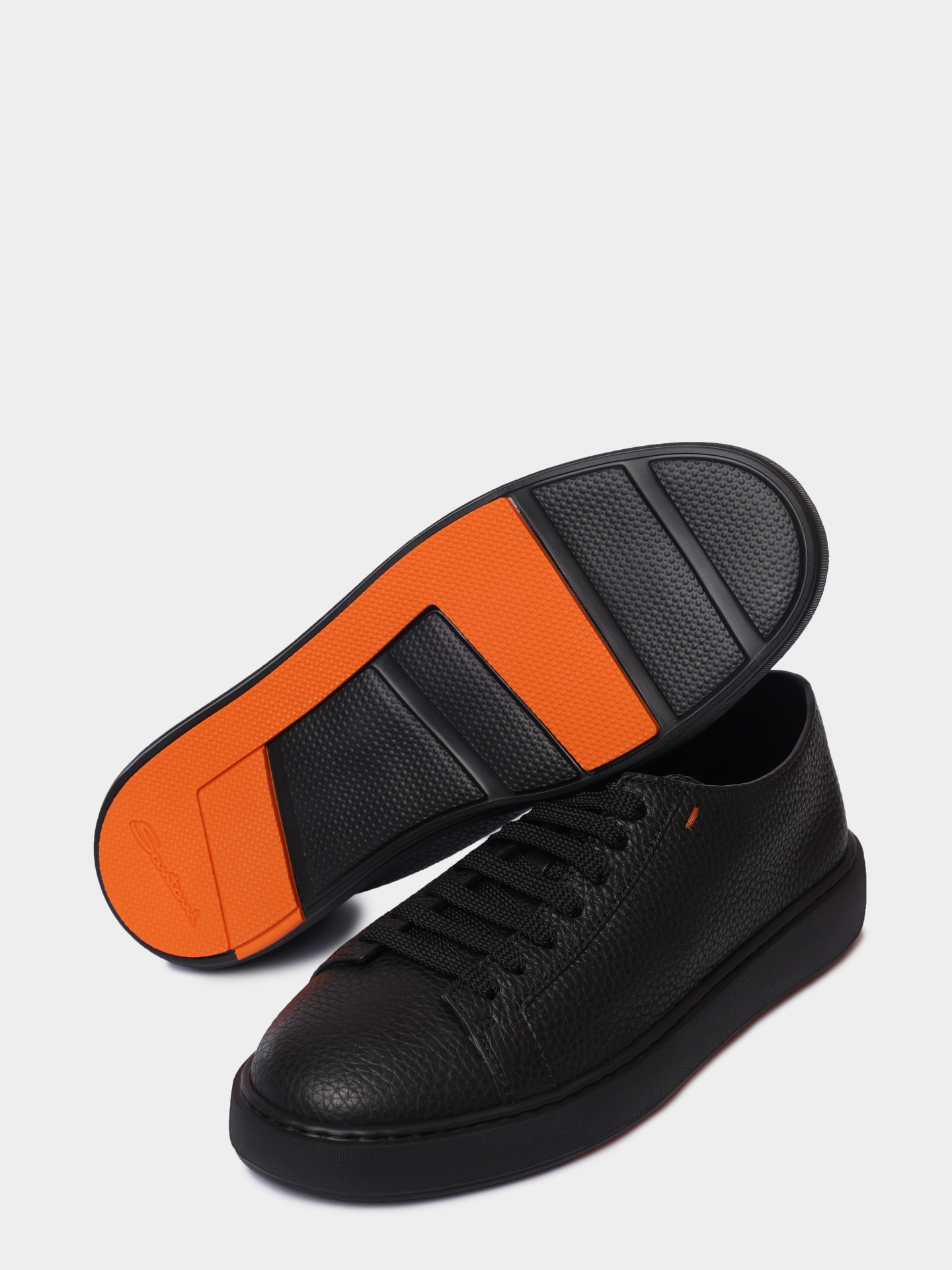 Кеды Santoni MBCG21571NEANMMDN01 кожаные мужские — купить в интернет-магазине Verdistore