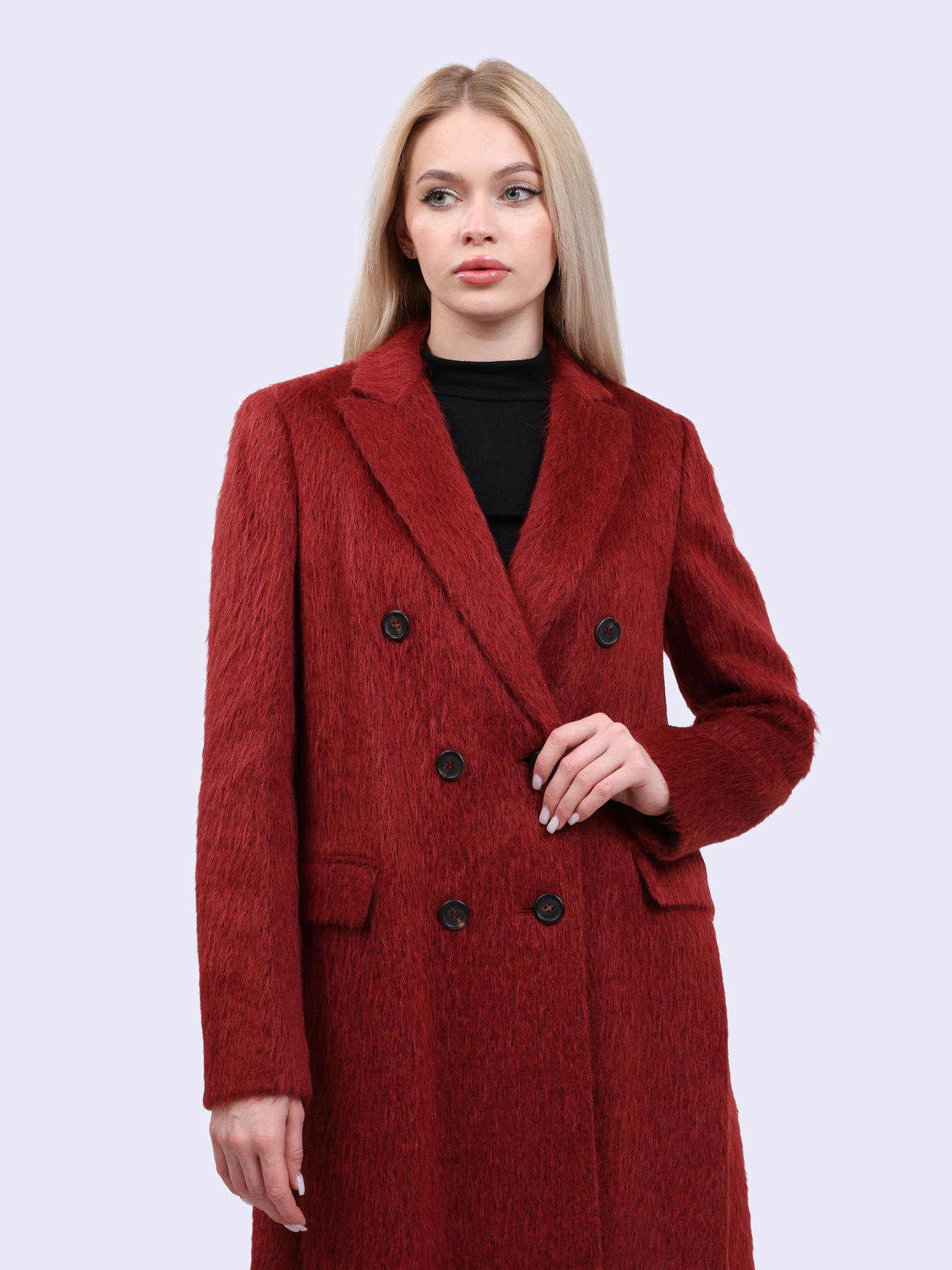 Пальто Brunello Cucinelli MA5284967 красное женское — купить в интернет-магазине Verdistore