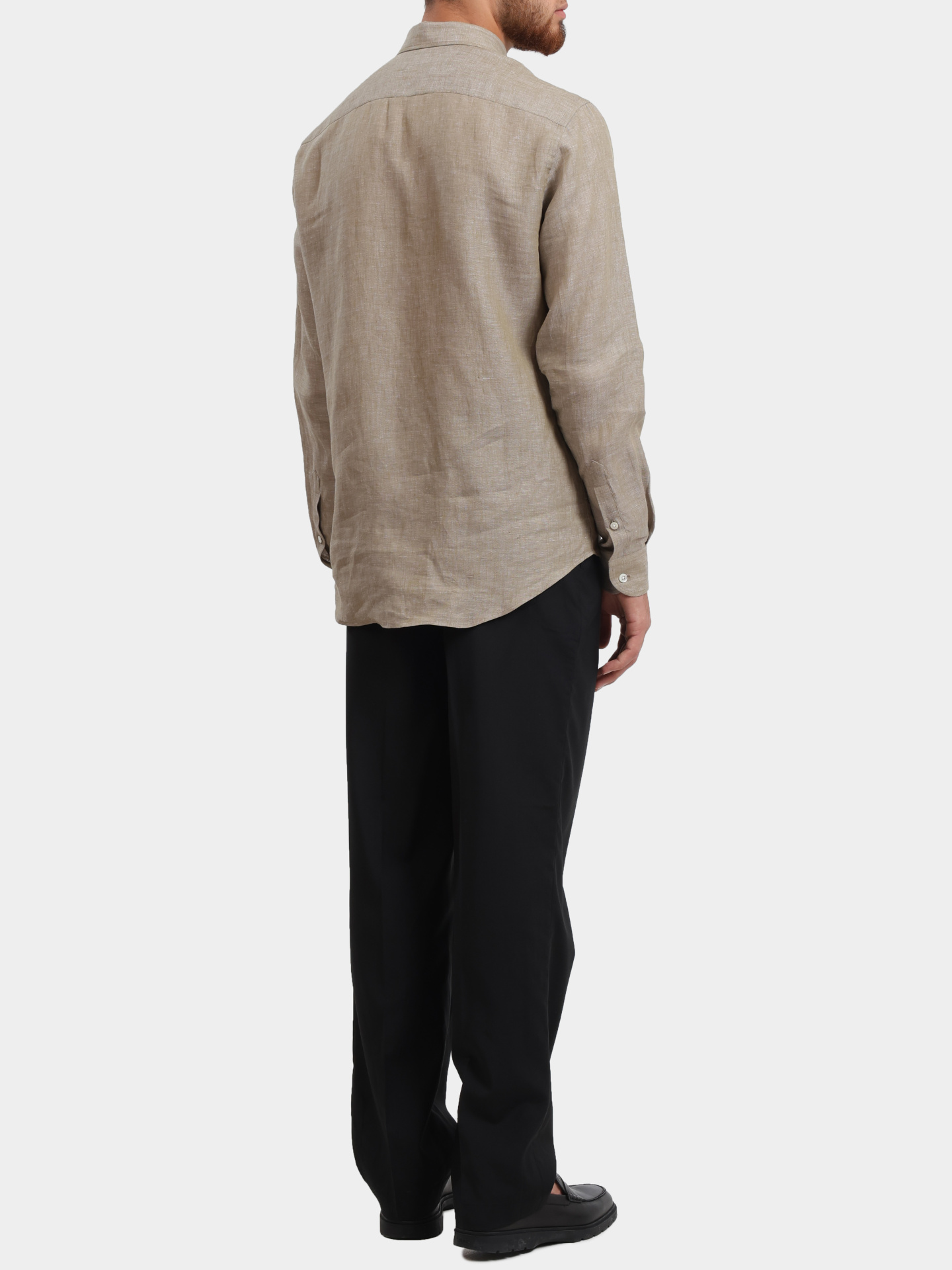 Брюки Emporio Armani EM001211 AF13821 UC001 черные мужские из шерсти — купить в интернет-магазине Verdistore