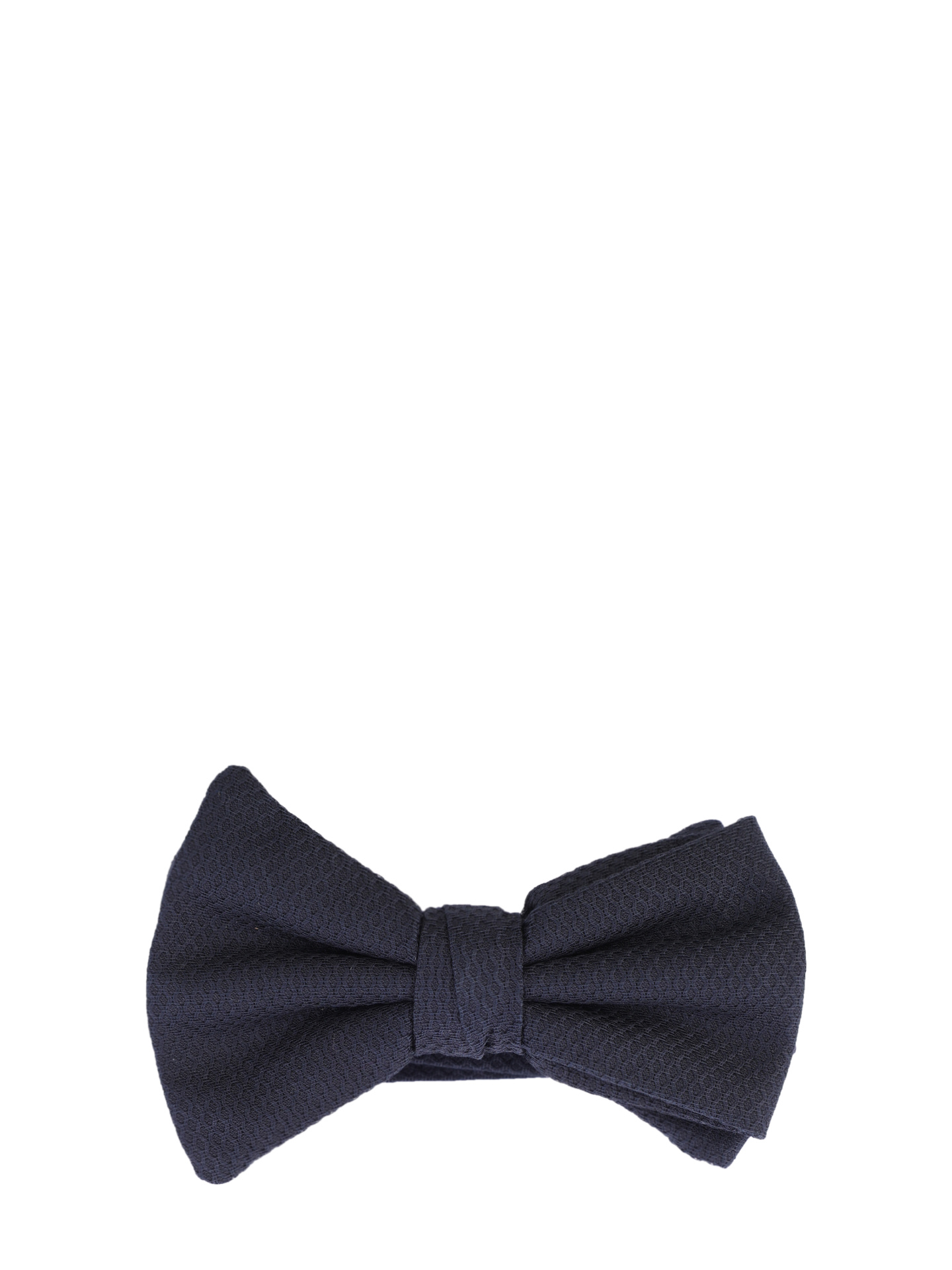 Галстук-бабочка темно-синего цвета из мягкой ткани — купить в интернет-магазине Verdistore