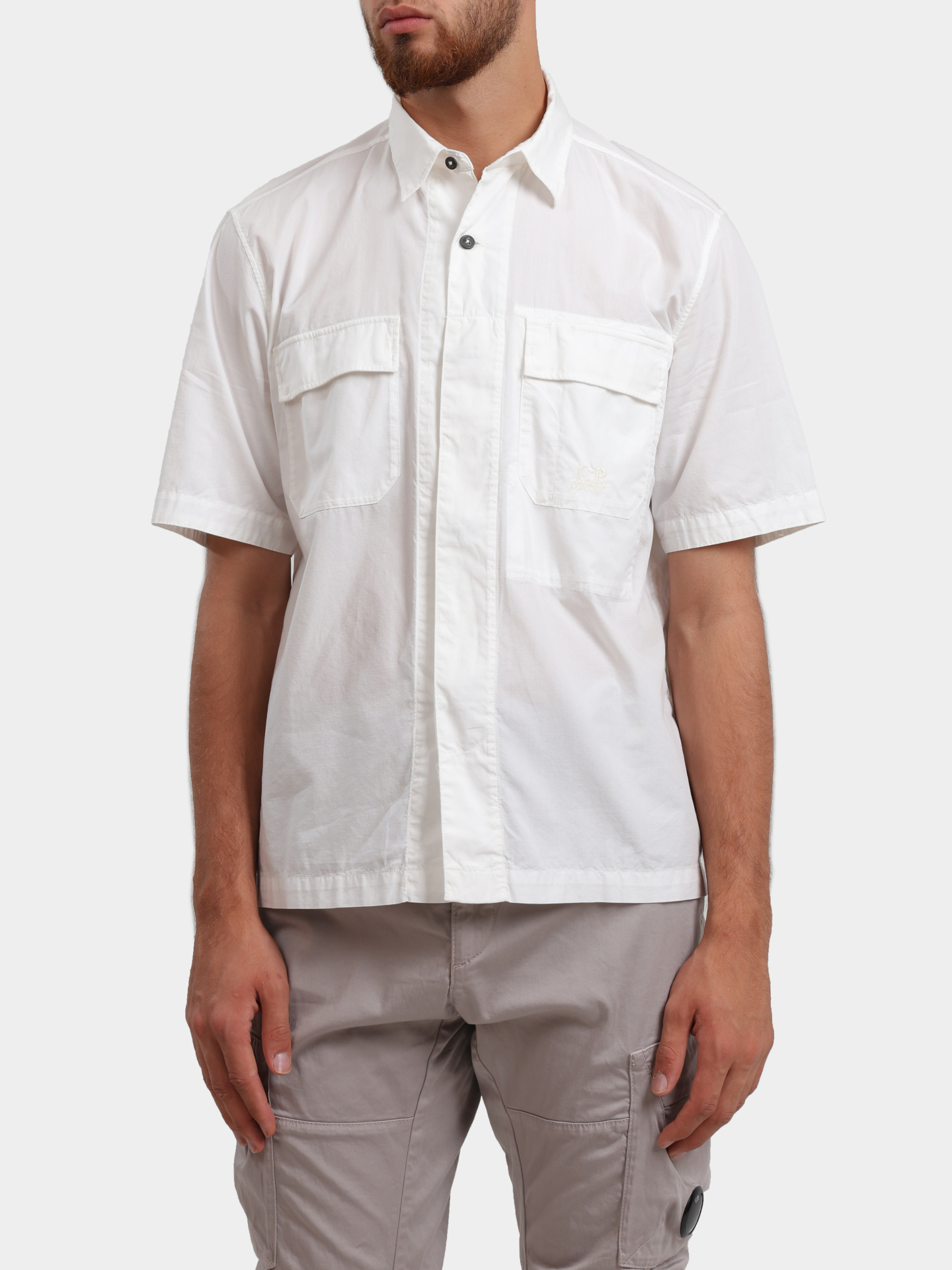 Рубашка C.P. Company 18CMSH245A 005691G 103 хлопковая мужская — купить в интернет-магазине Verdistore