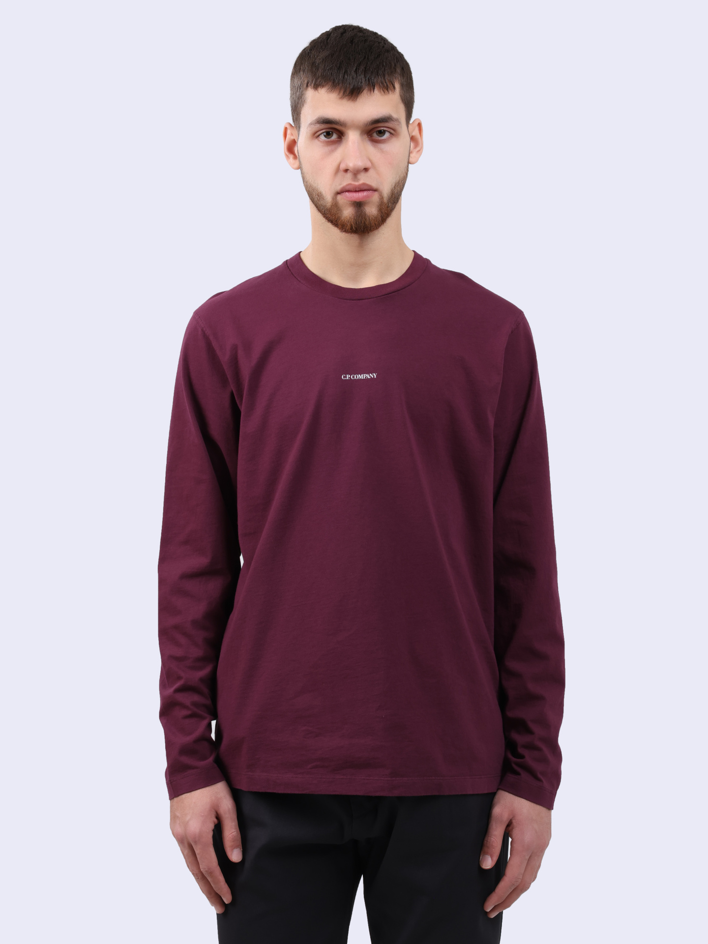 Лонгслив C.P. Company 17CMTS284A-005870G 790 бордовый мужской — купить в интернет-магазине Verdistore