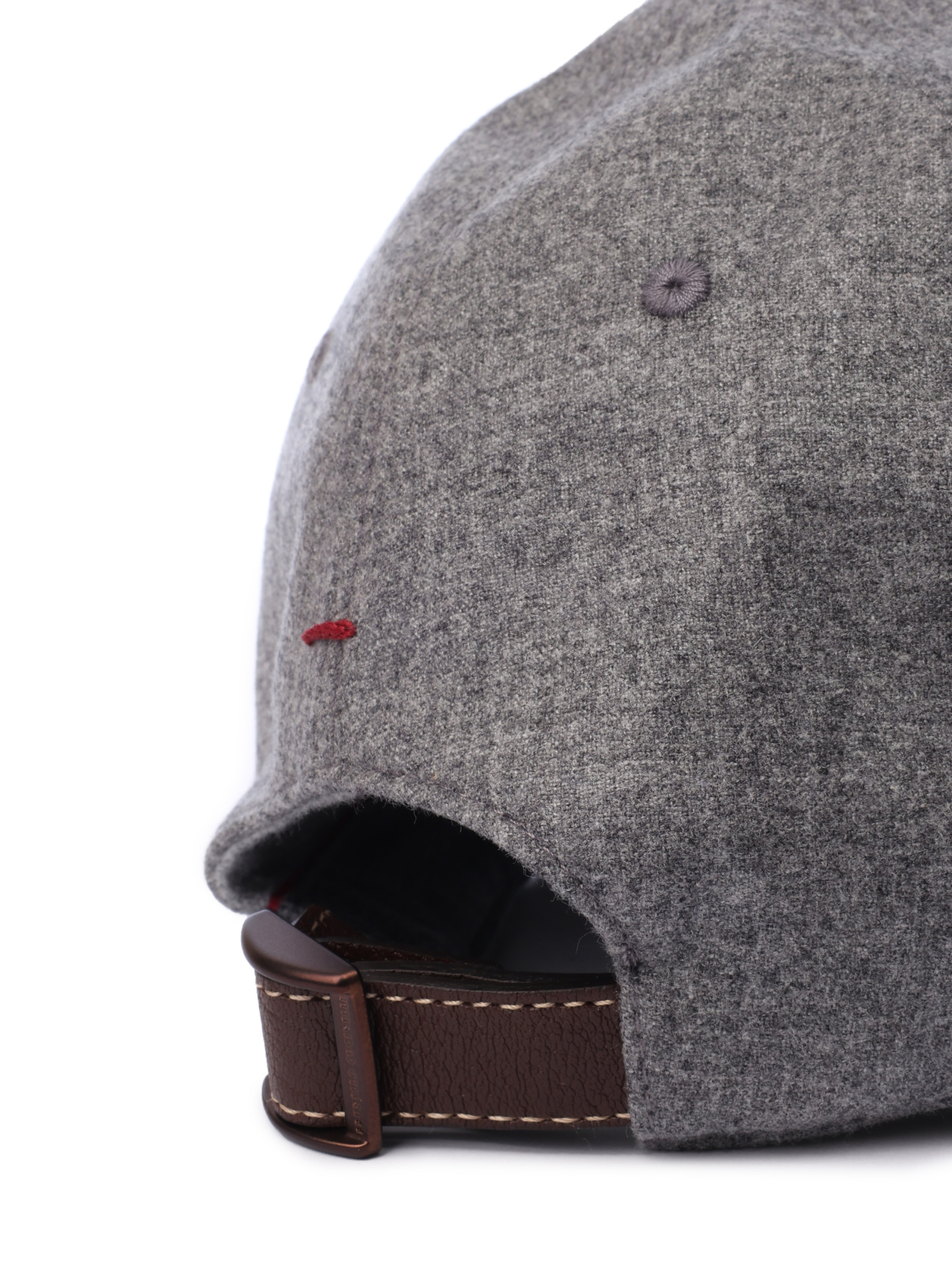 Бейсболка Brunello Cucinelli MR4369992 CAS10 серая мужская из кашемира — купить в интернет-магазине Verdistore