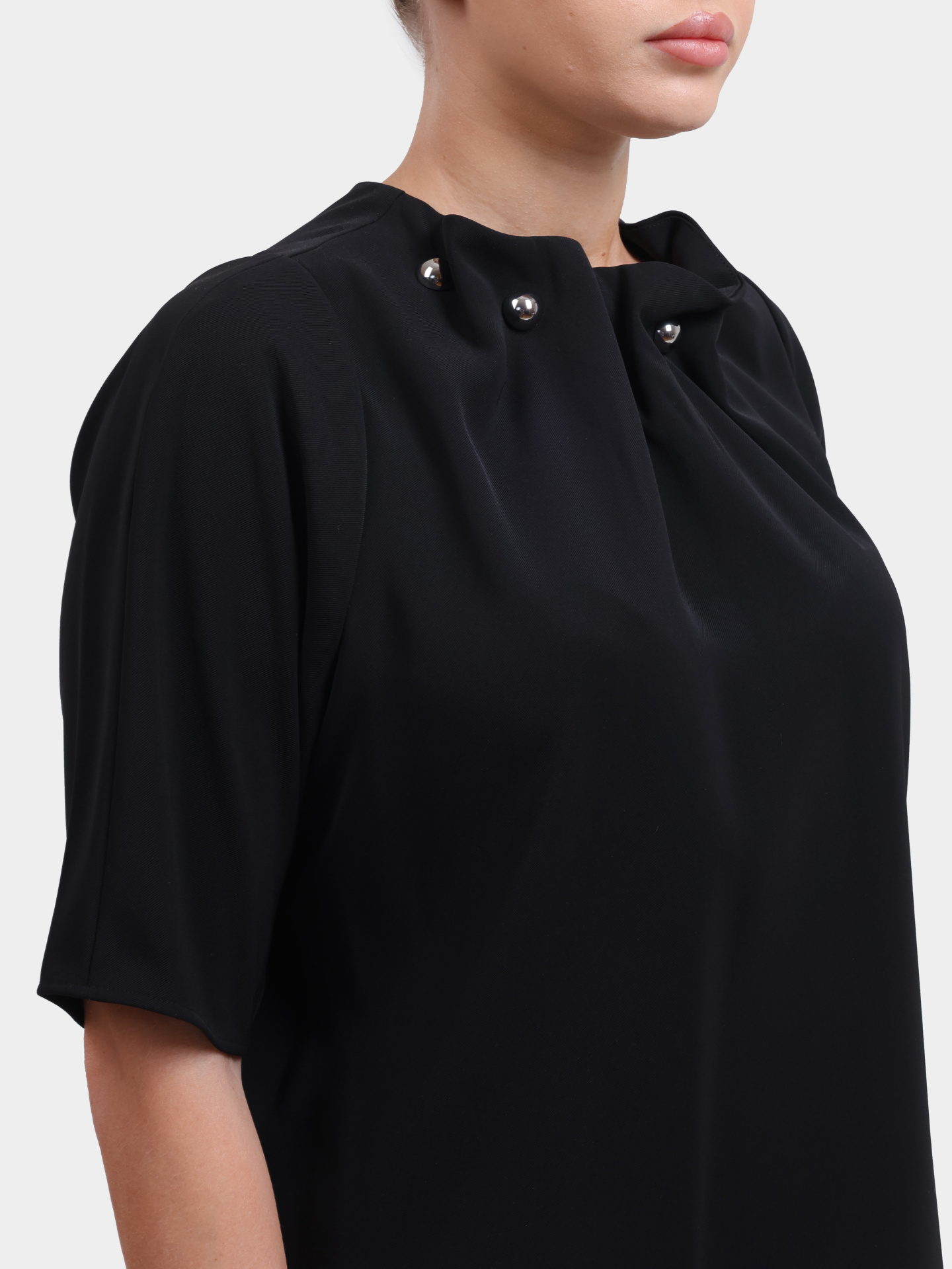 Блузка Armani Exchange XW001256 AF16125 UC001 черная женская — купить в интернет-магазине Verdistore