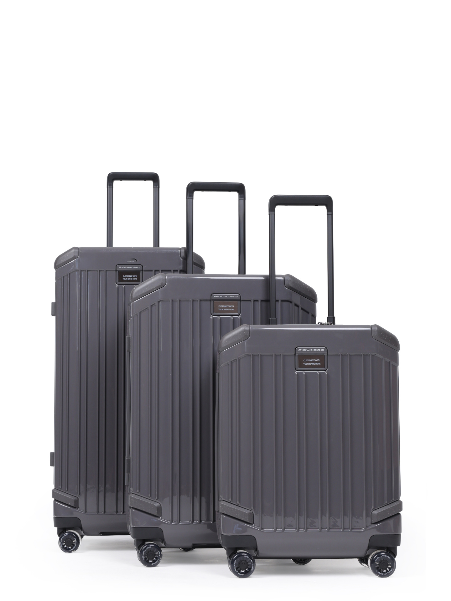 Чемодан Piquadro BV5213POP/GR серый из поликарбоната — купить в интернет-магазине Verdistore