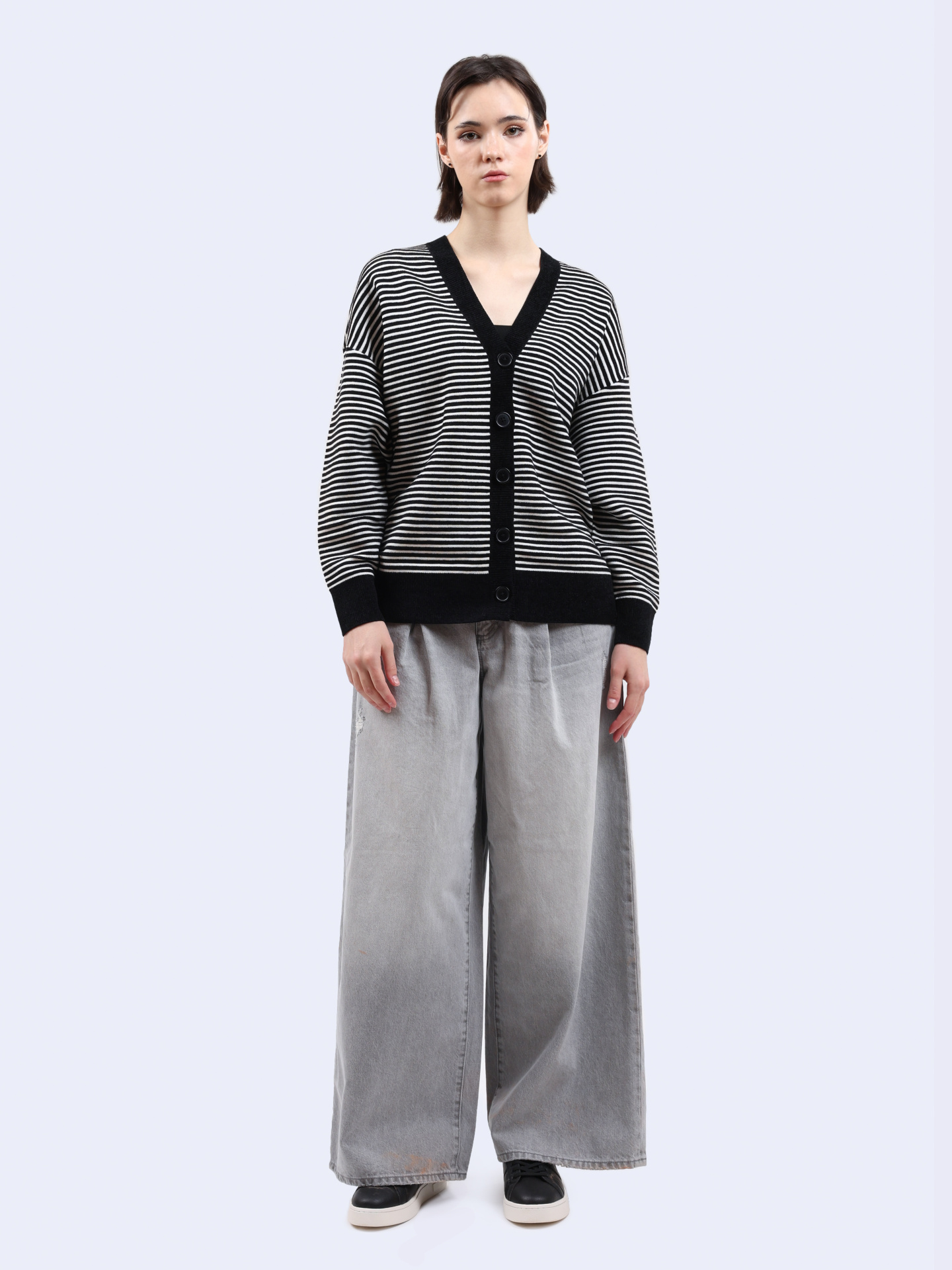 Кардиган Armani Exchange 6DYE1N YM1TZ 21DC полосатый женский — купить в интернет-магазине Verdistore