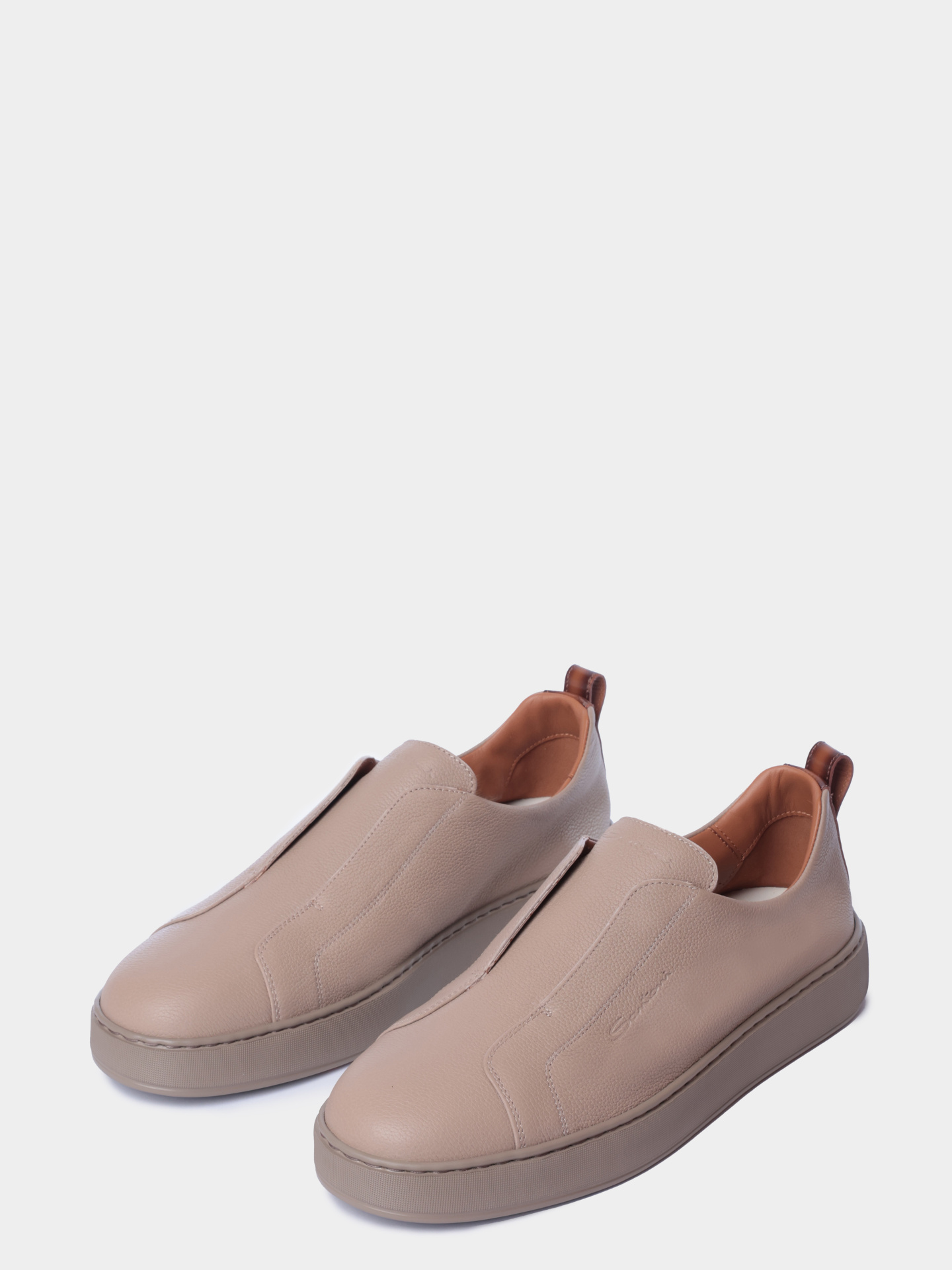 Кеды Santoni MBCG21995TARTLLDE68 кожаные мужские — купить в интернет-магазине Verdistore