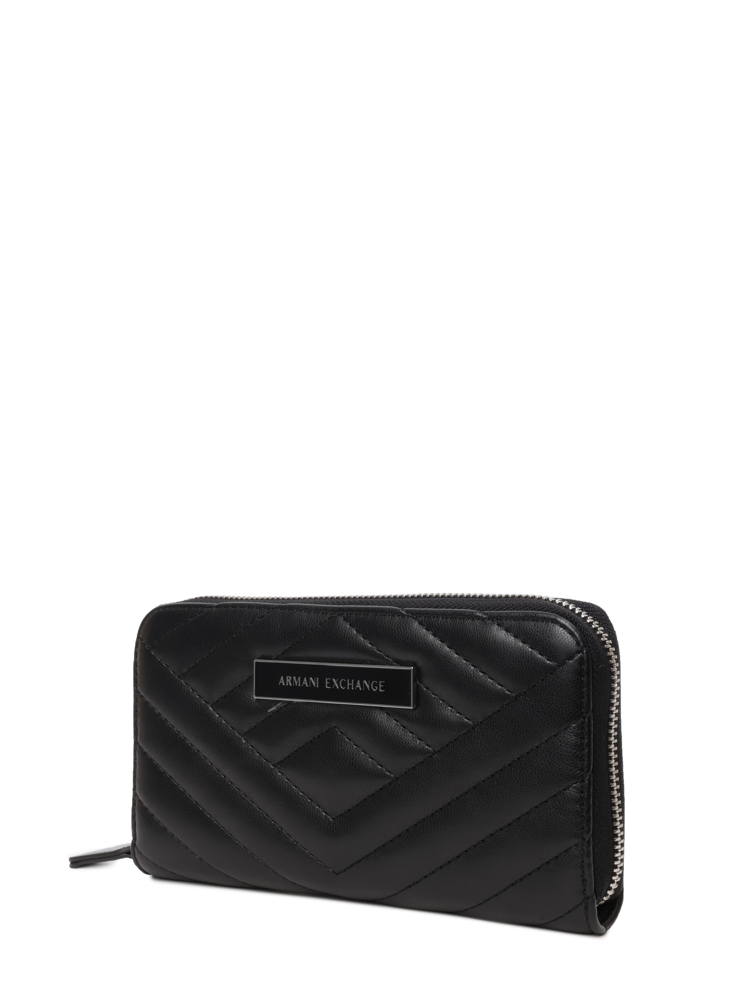 Кошелек Armani Exchange 948068 4R742 00020 черный женский стеганый — купить в интернет-магазине Verdistore