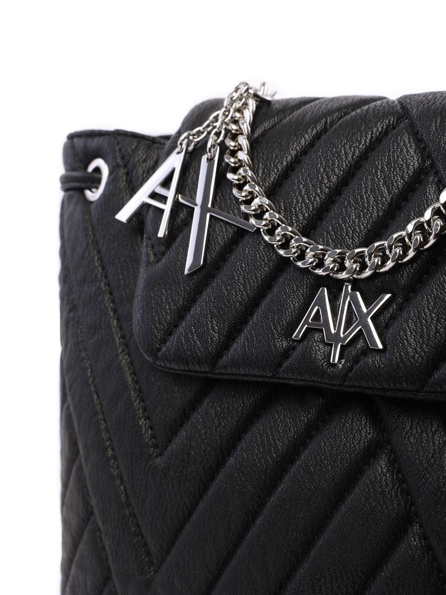 Рюкзак Armani Exchange 942934 2F745 00020 черный женский стеганый — купить в интернет-магазине Verdistore