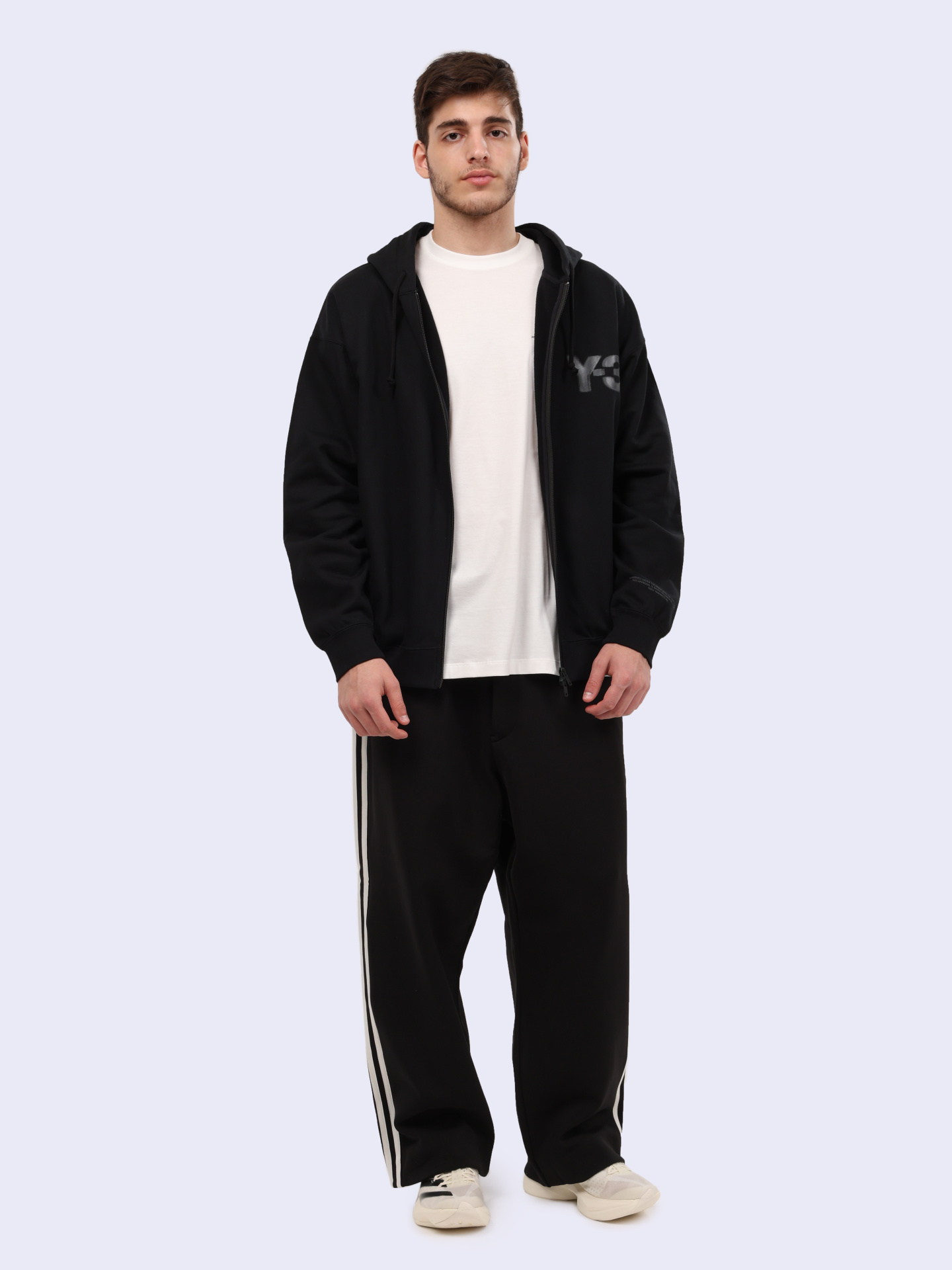 Худи Y-3 JE9278 мужское черное с логотипом — купить в интернет-магазине Verdistore