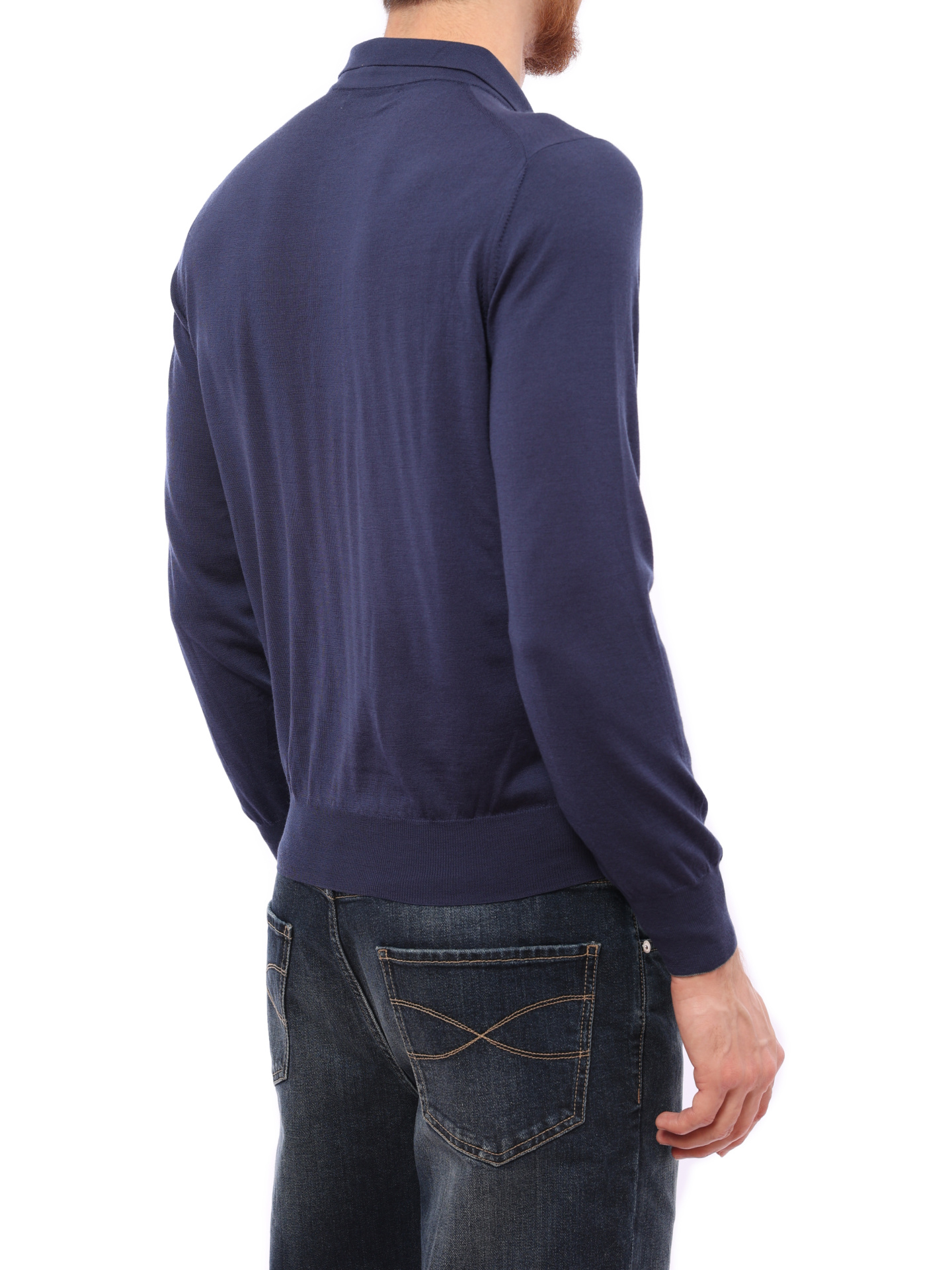 Джемпер Brunello Cucinelli M2400245 синий мужской — купить в интернет-магазине Verdistore